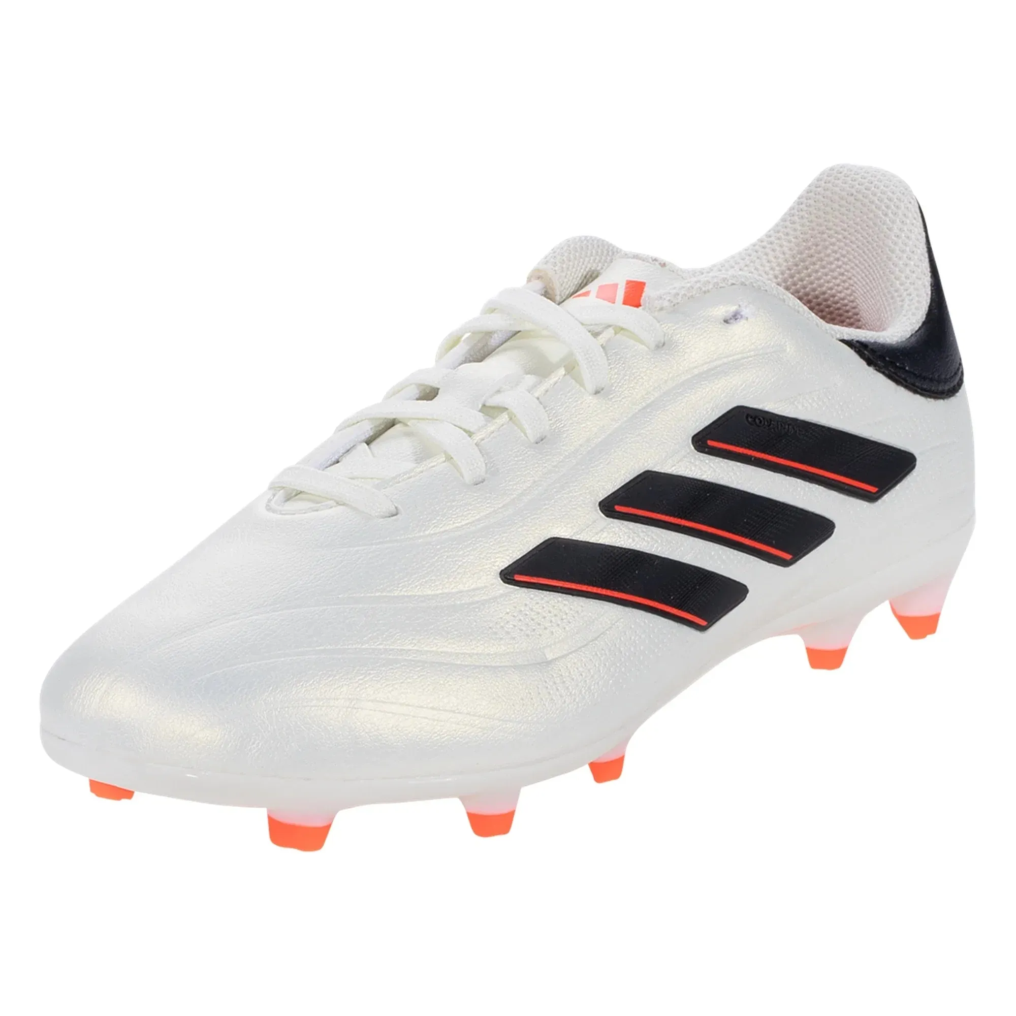 adidas Copa Pure 2 League FG Junior Fußballschuh für festen Untergrund - Elfenbein/Core Black/Solar Red