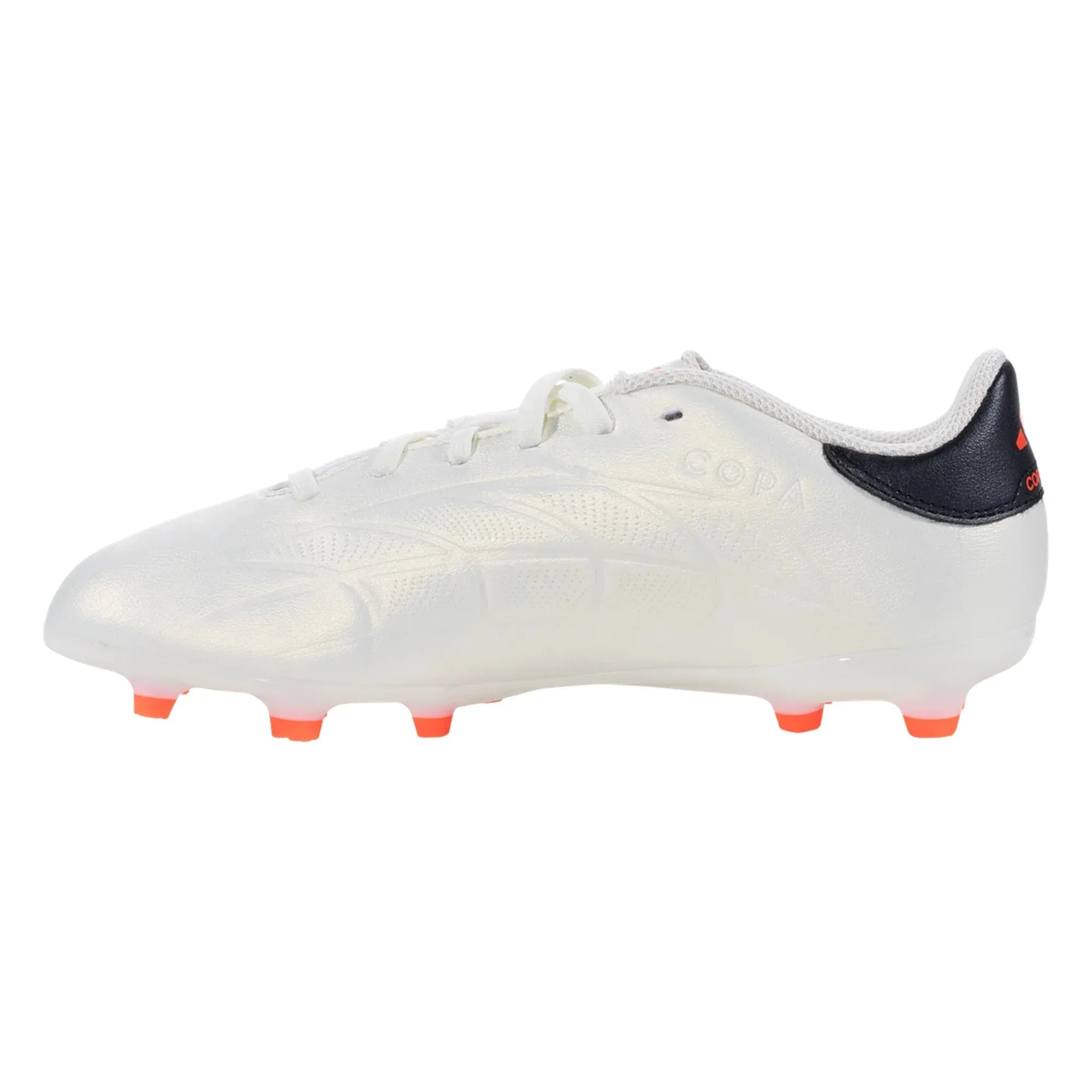 adidas Copa Pure 2 League FG Junior Fußballschuh für festen Untergrund - Elfenbein/Core Black/Solar Red