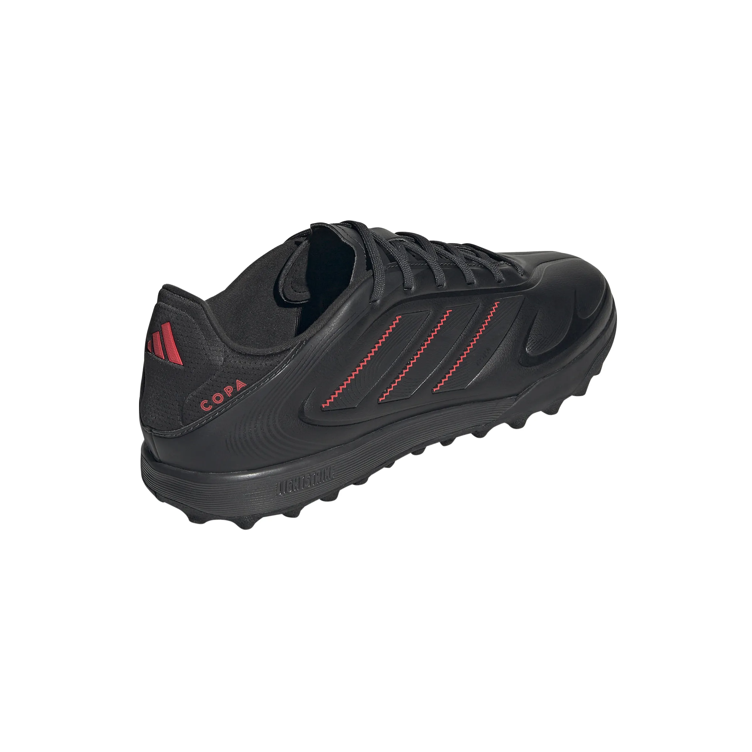 adidas Copa Pure 3 League TF Fußballschuhe für Kunstrasen - Kernschwarz/Karbon/Lucidrot