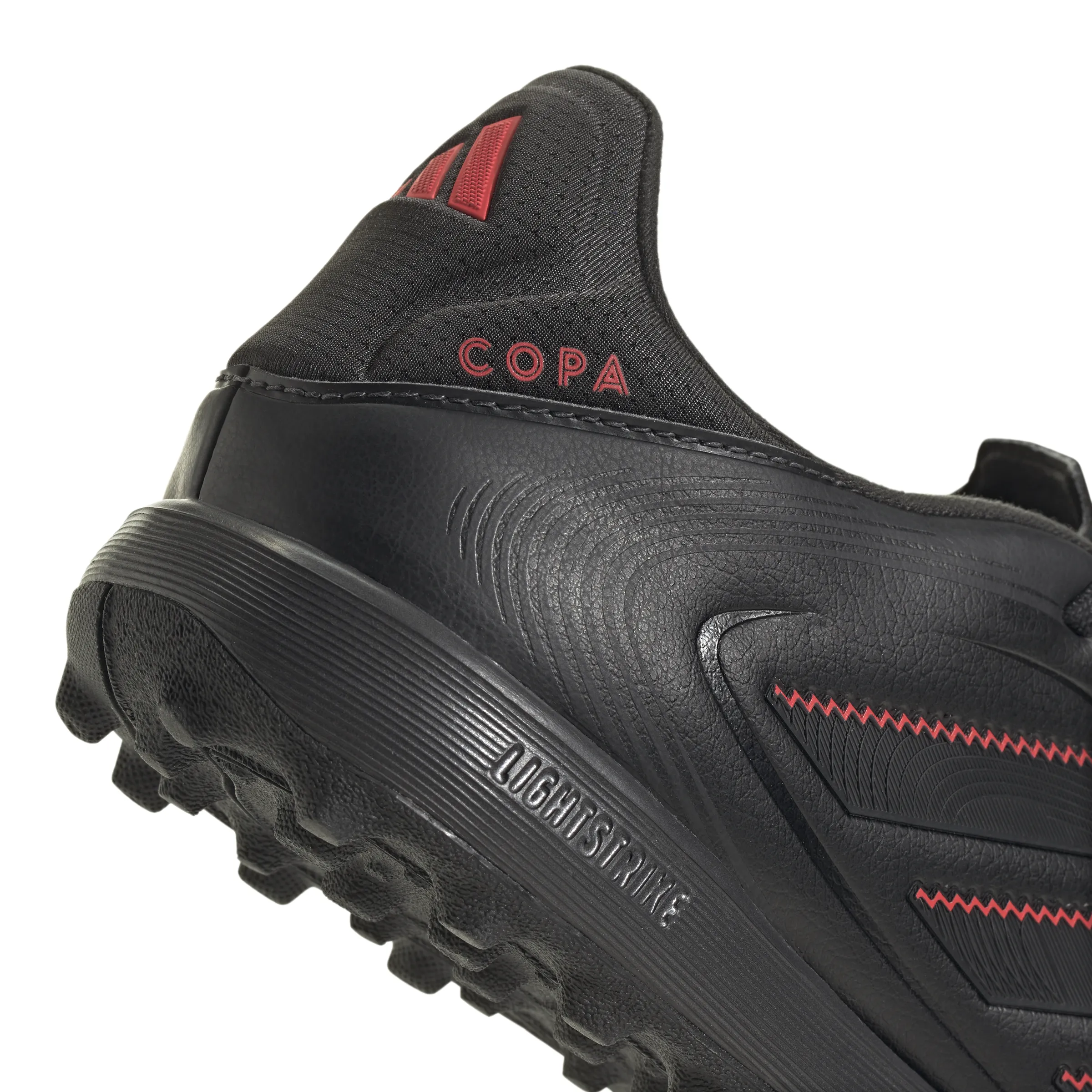 adidas Copa Pure 3 League TF Fußballschuhe für Kunstrasen - Kernschwarz/Karbon/Lucidrot