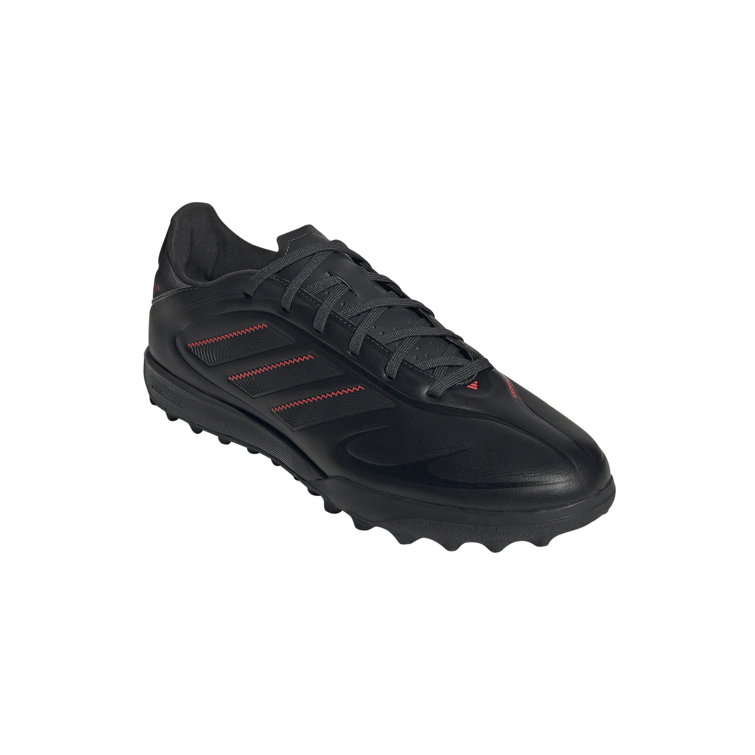 adidas Copa Pure 3 League TF Fußballschuhe für Kunstrasen - Kernschwarz/Karbon/Lucidrot