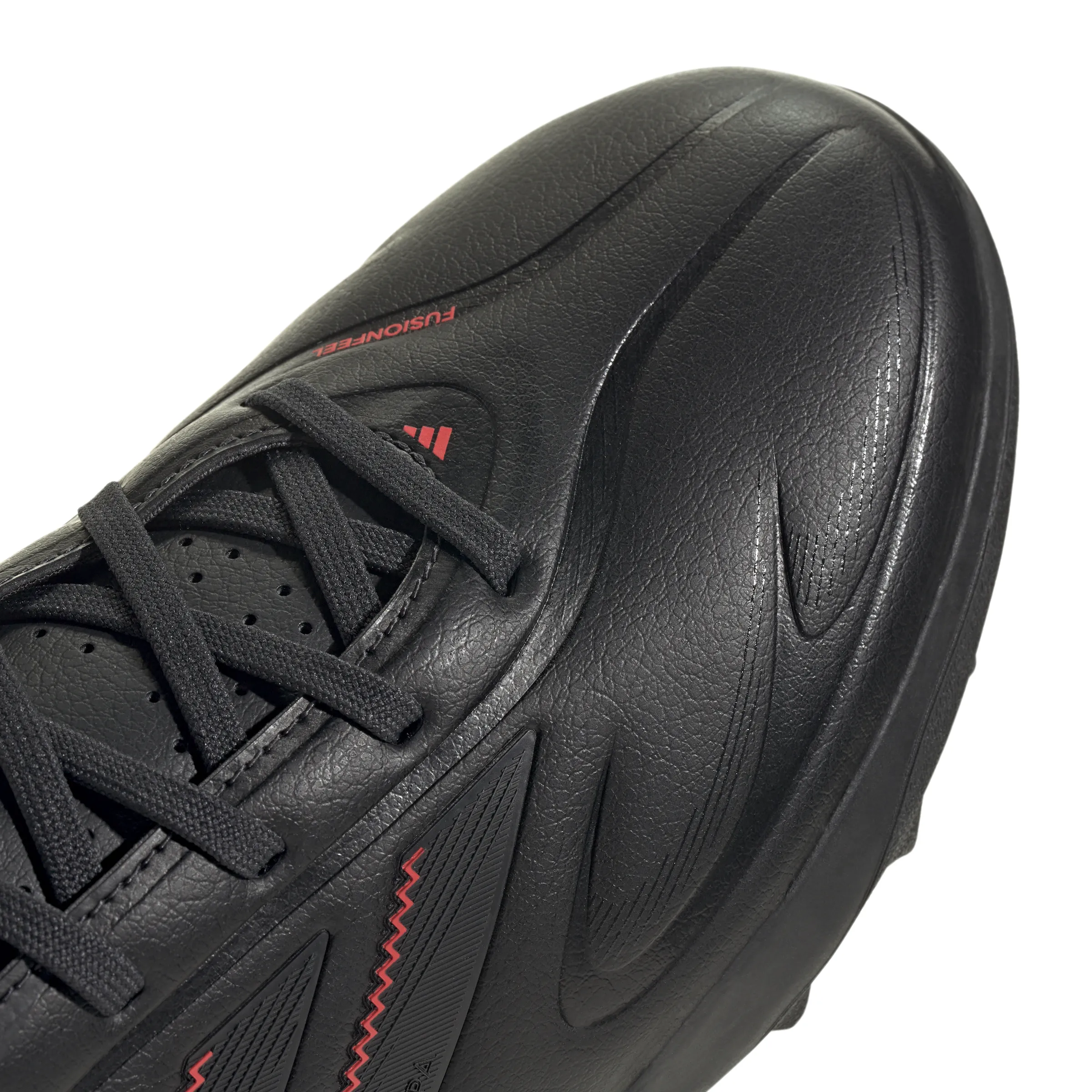 adidas Copa Pure 3 League TF Fußballschuhe für Kunstrasen - Kernschwarz/Karbon/Lucidrot