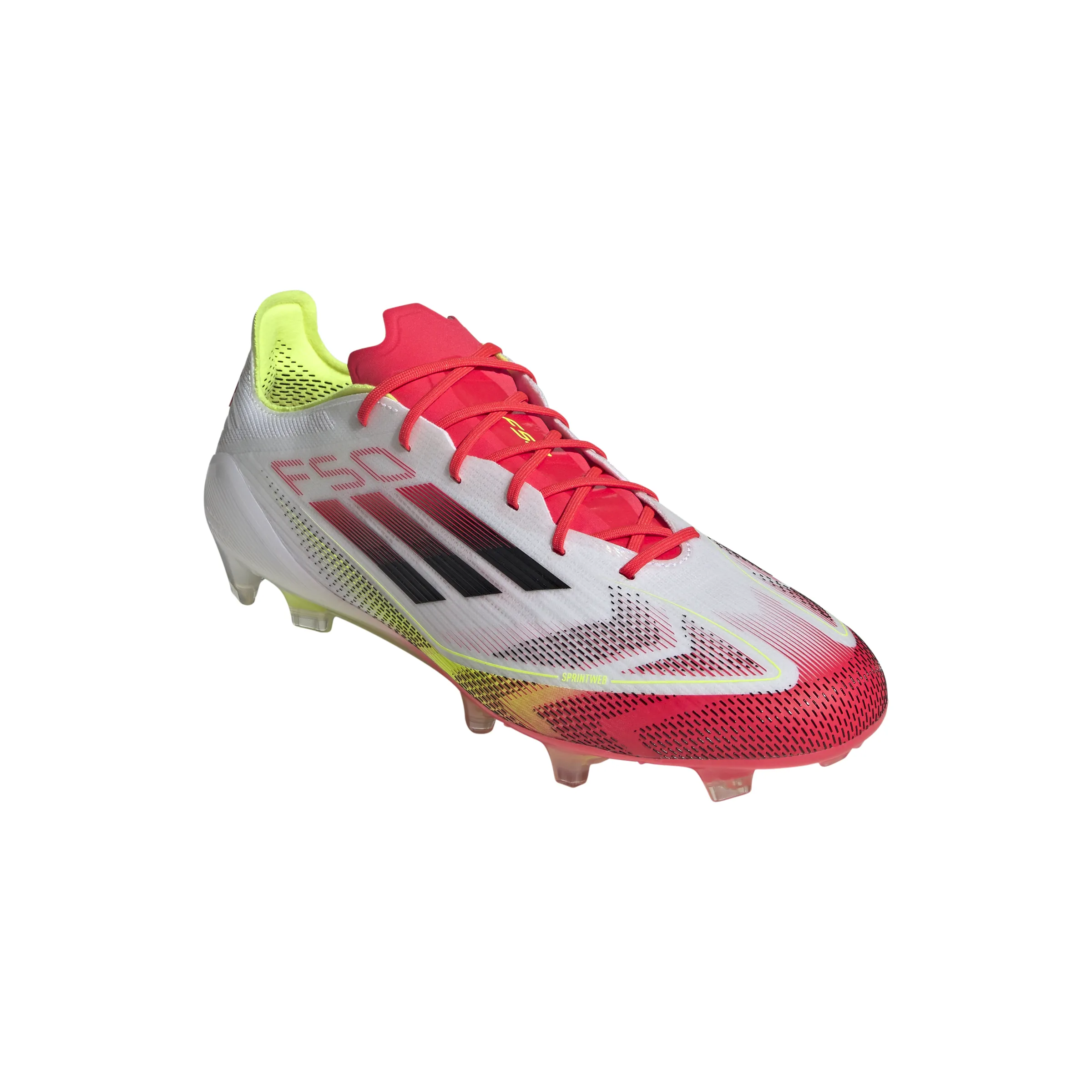 adidas F50 Elite FG Firm Ground - Fußballschuh weiß/Kernschwarz/Sonnengelb