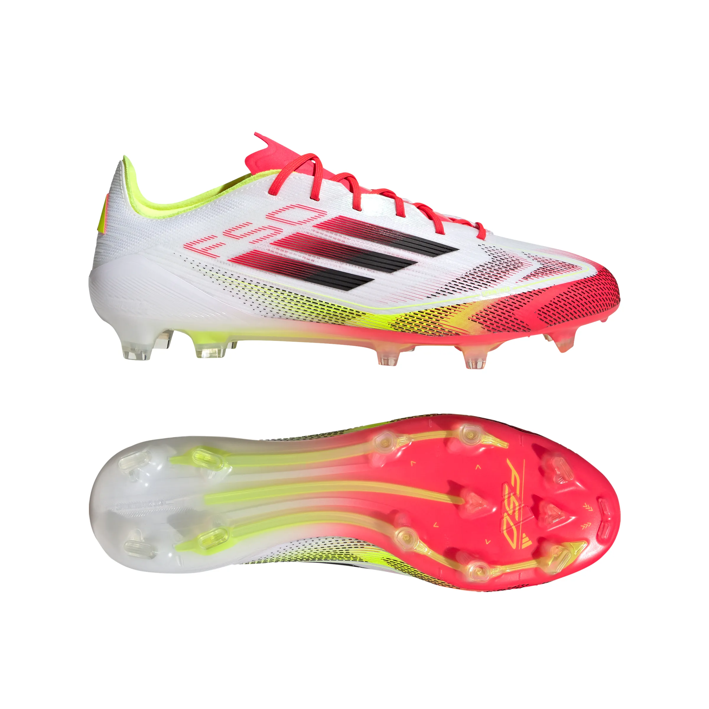adidas F50 Elite FG Firm Ground - Fußballschuh weiß/Kernschwarz/Sonnengelb