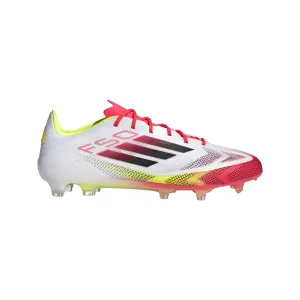 adidas F50 Elite FG Firm Ground - Fußballschuh weiß/Kernschwarz/Sonnengelb