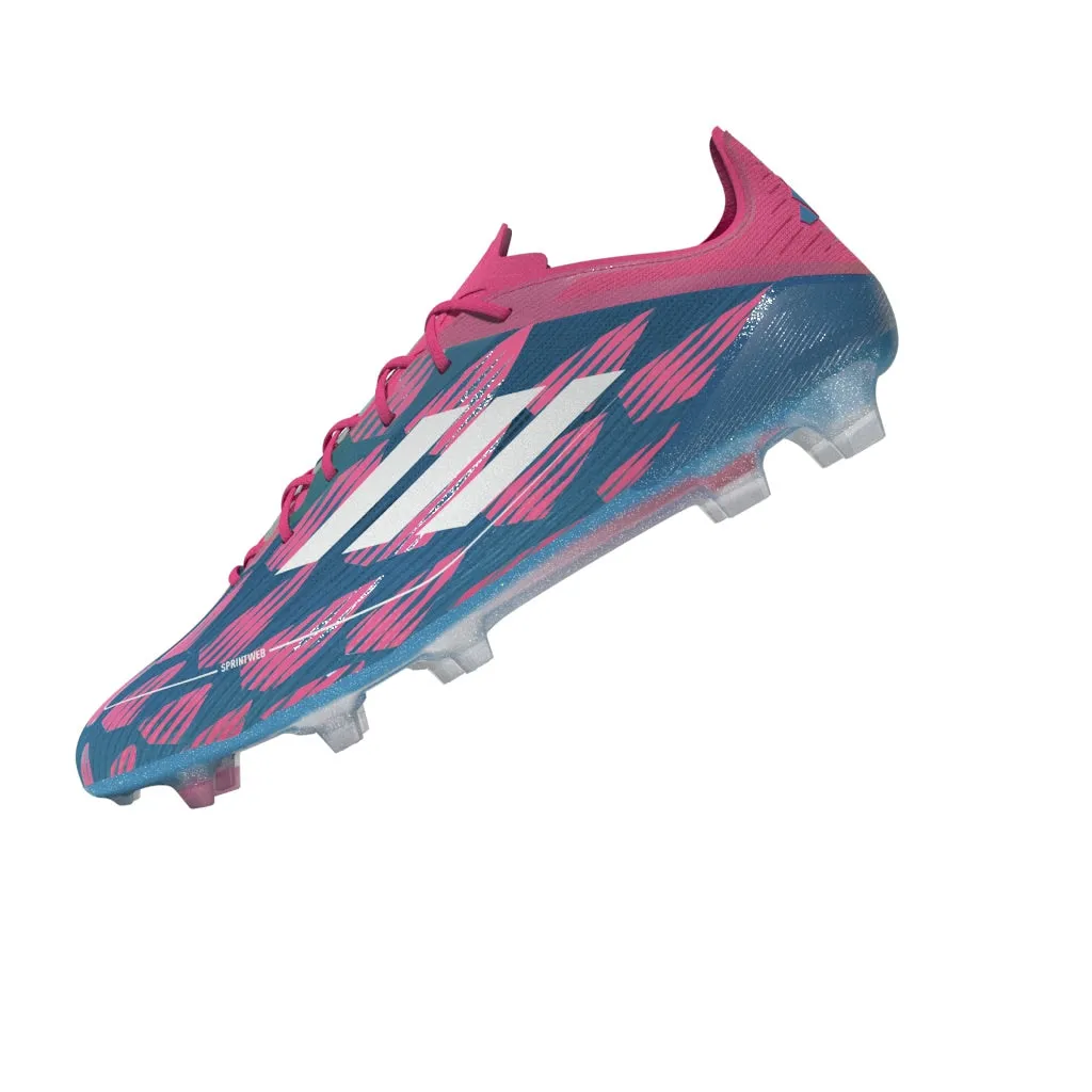 adidas F50 Elite FG Fester Grund - Solarblau/ FTWeiß/ Solarrosa
