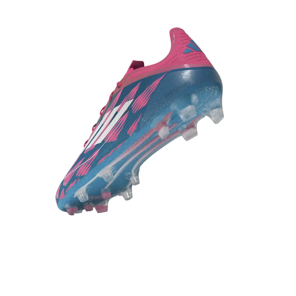 adidas F50 Elite FG Fester Grund - Solarblau/ FTWeiß/ Solarrosa