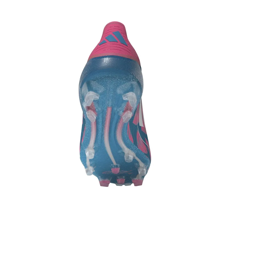 adidas F50 Elite FG Fester Grund - Solarblau/ FTWeiß/ Solarrosa