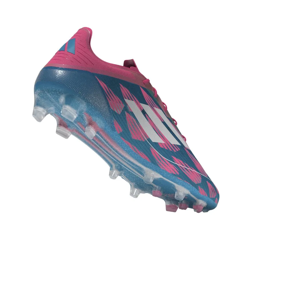 adidas F50 Elite FG Fester Grund - Solarblau/ FTWeiß/ Solarrosa