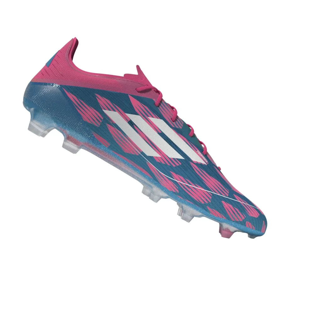 adidas F50 Elite FG Fester Grund - Solarblau/ FTWeiß/ Solarrosa