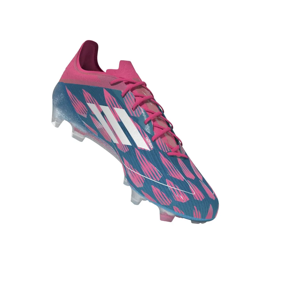 adidas F50 Elite FG Fester Grund - Solarblau/ FTWeiß/ Solarrosa