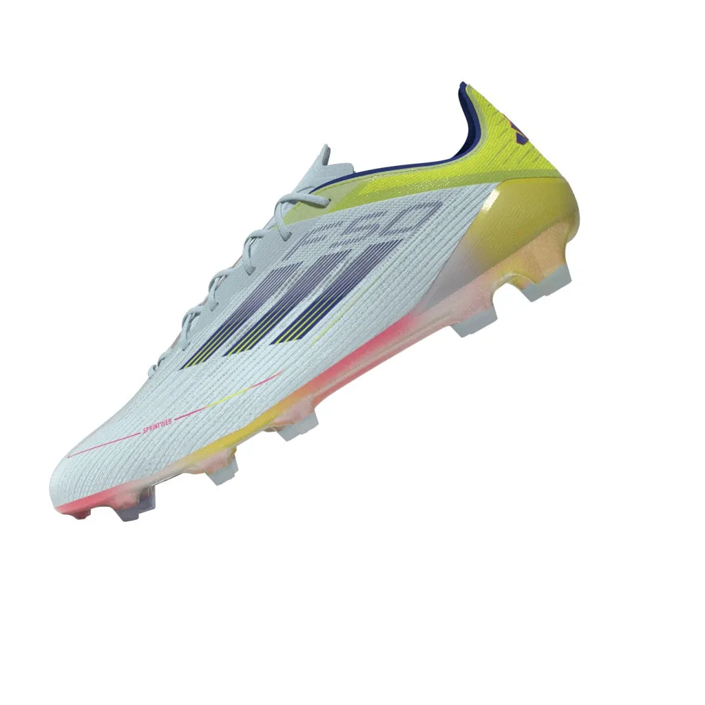 adidas F50 Elite FG Fester Boden - Weiß/Blau/Sesoye