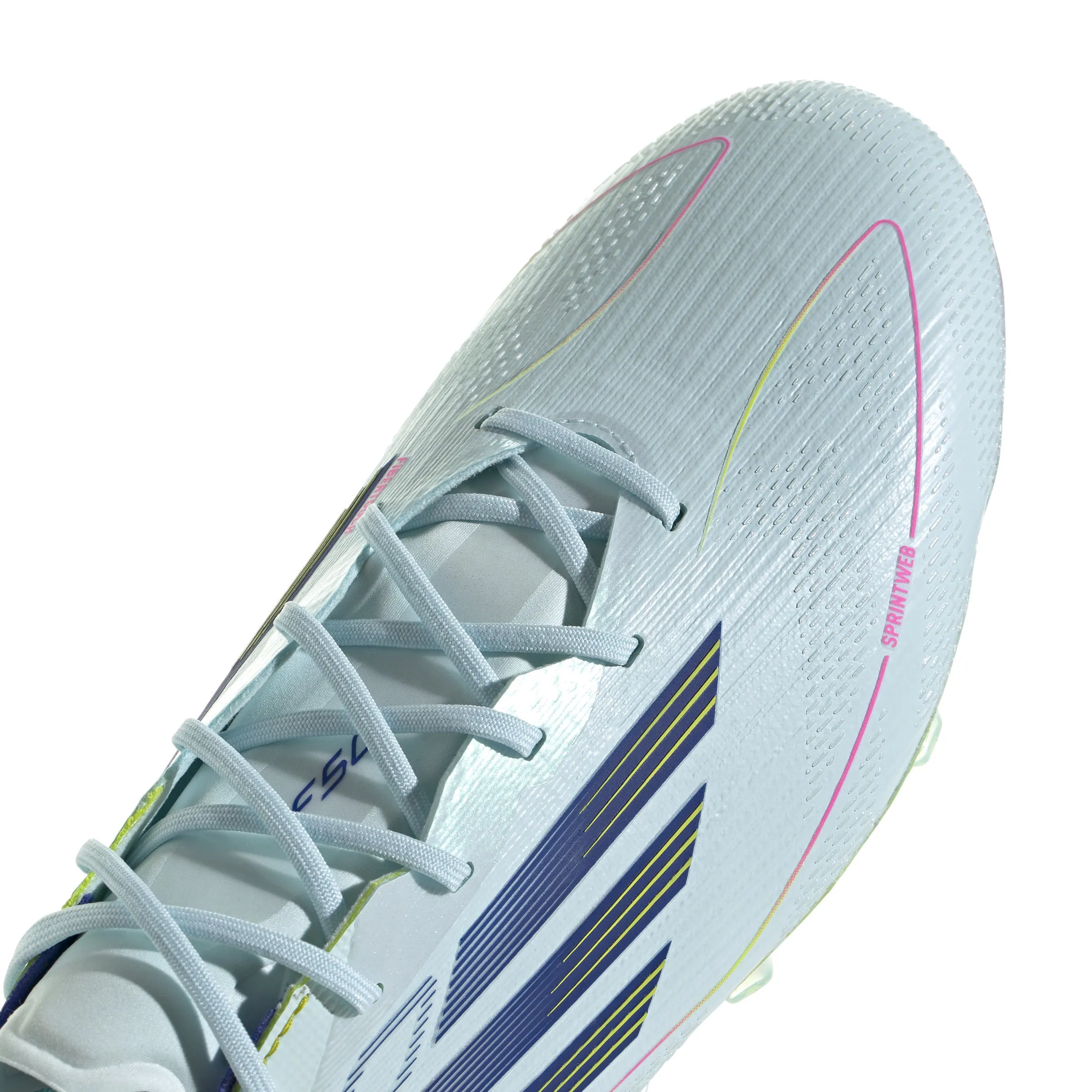 adidas F50 Elite FG Fester Boden - Weiß/Blau/Sesoye