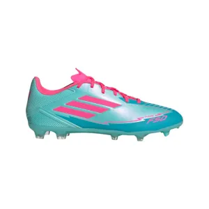 adidas F50 League FG/MG MESSI Stollenschuhe - blitzendes Aqua/leuchtendes Pink/leuchtendes Cyan