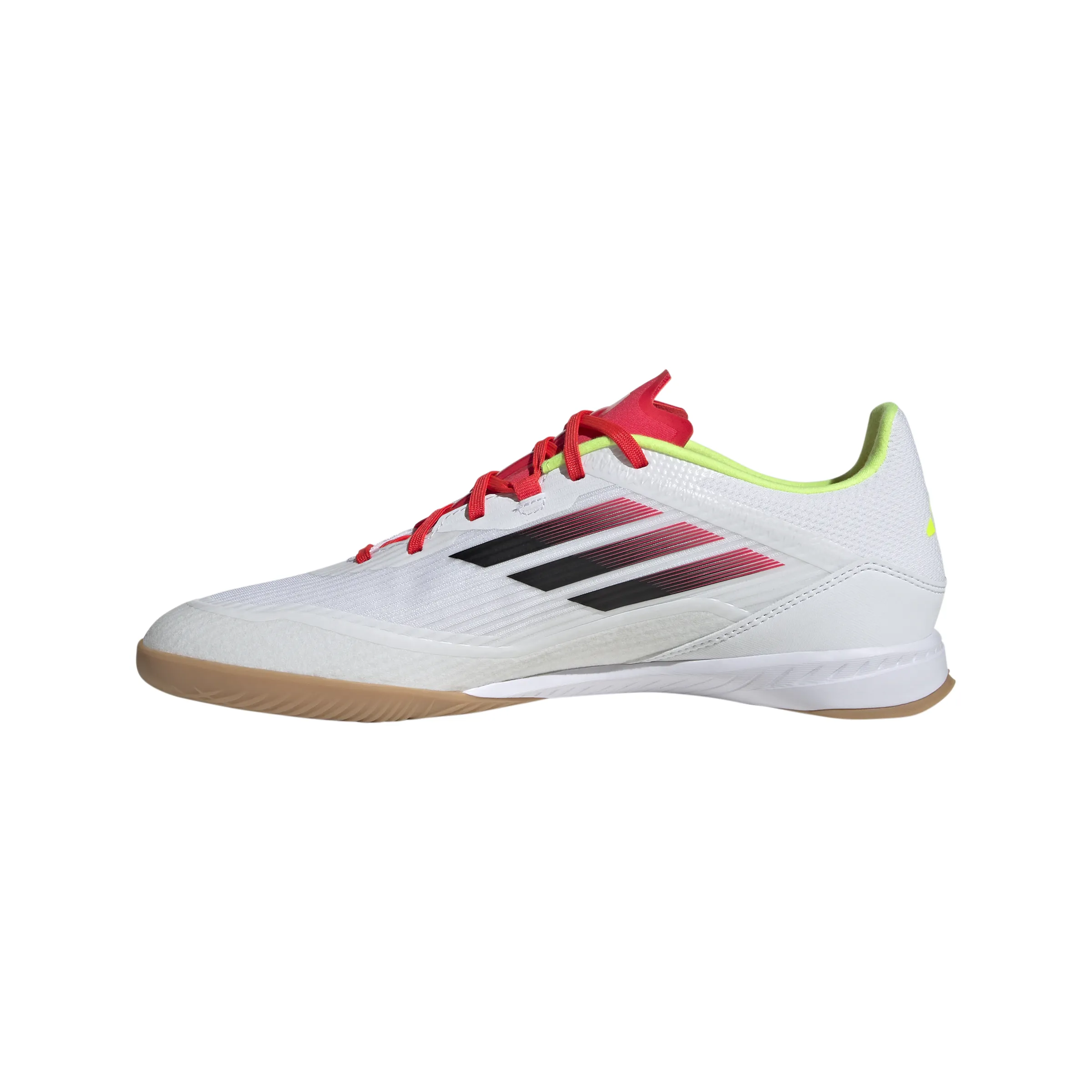 adidas F50 League IN Hallenfußballschuhe - ftwr weiß/core schwarz/solar gelb