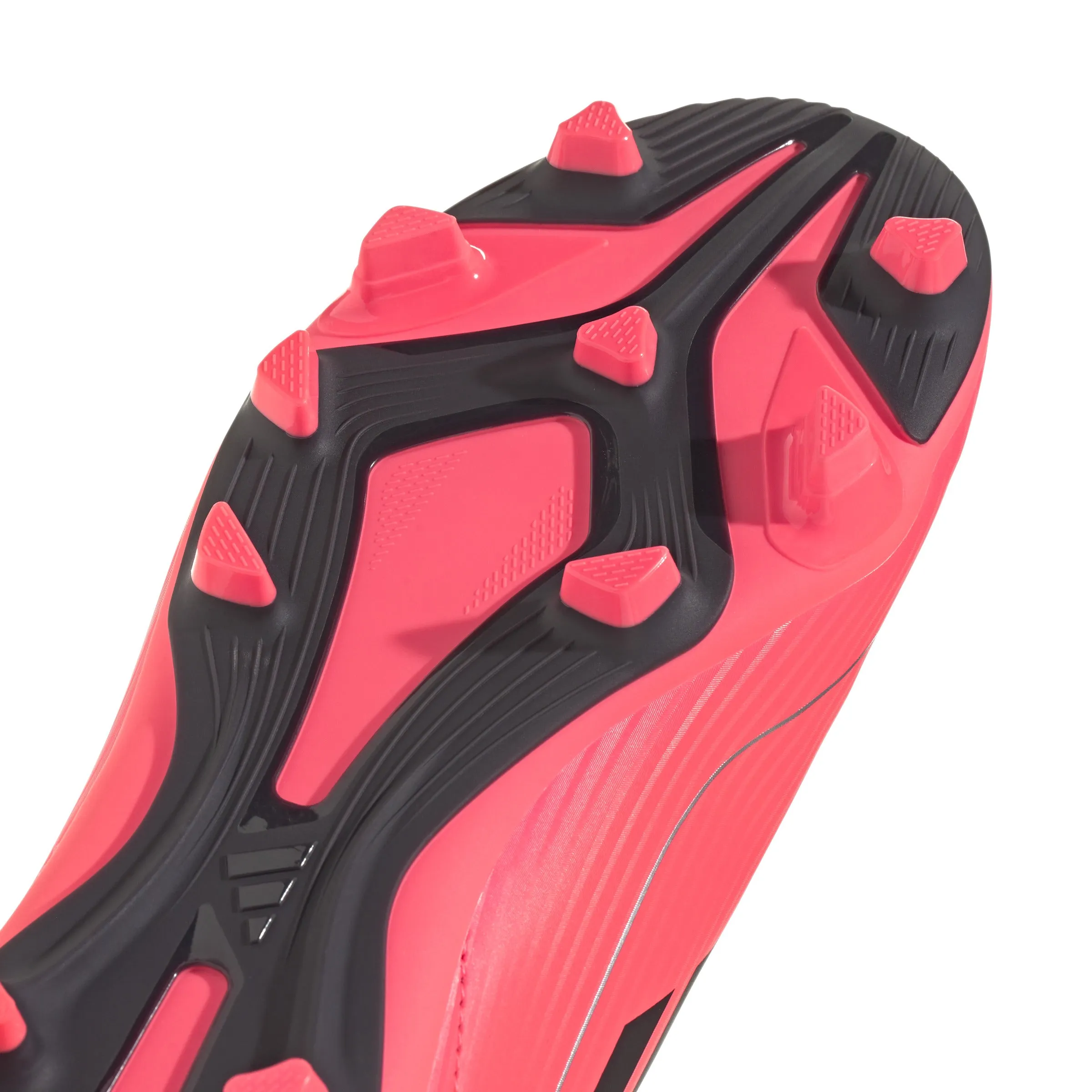 adidas F50 League Junior FG Fußballschuhe für festen Untergrund - Turbo/Aurbla/Platinm
