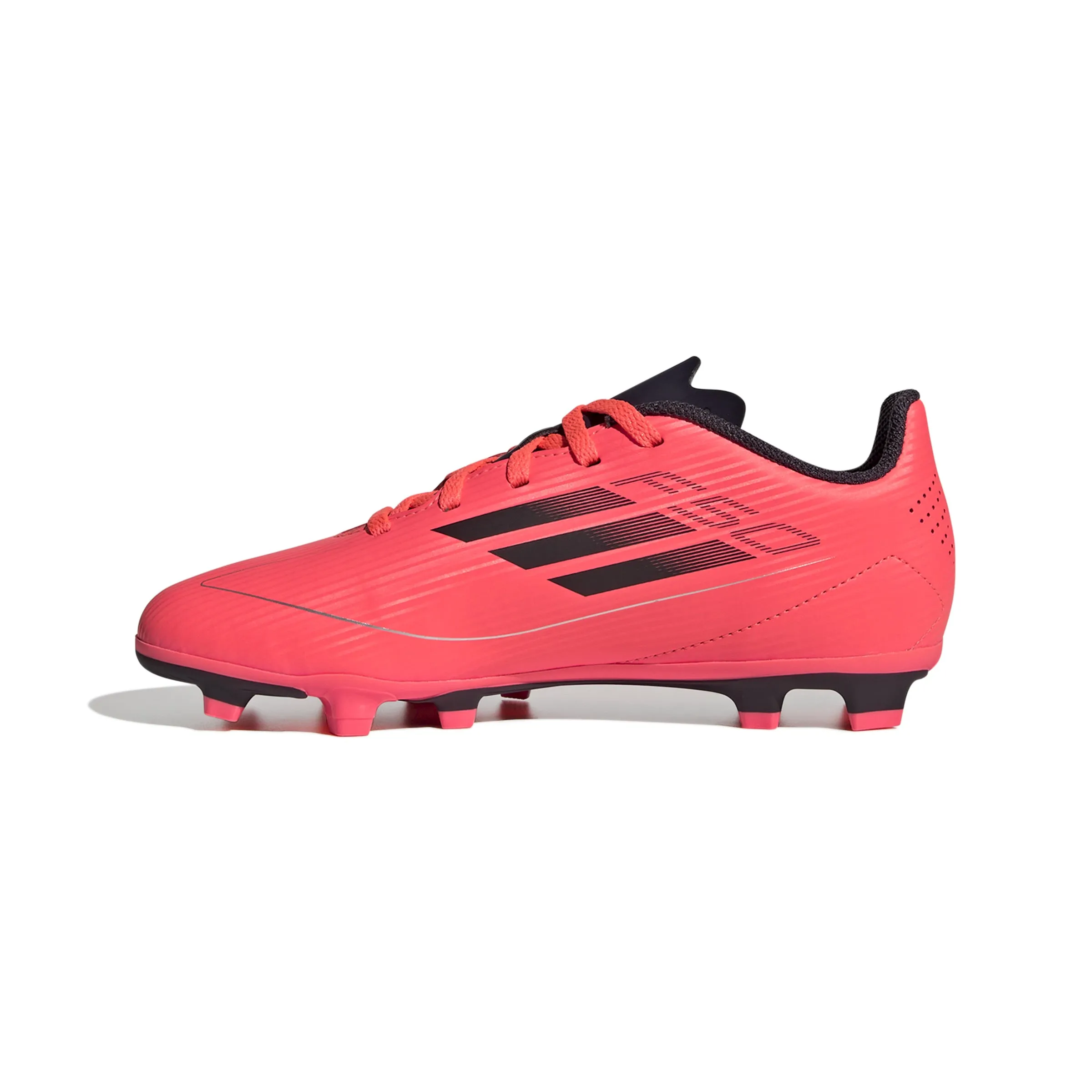adidas F50 League Junior FG Fußballschuhe für festen Untergrund - Turbo/Aurbla/Platinm
