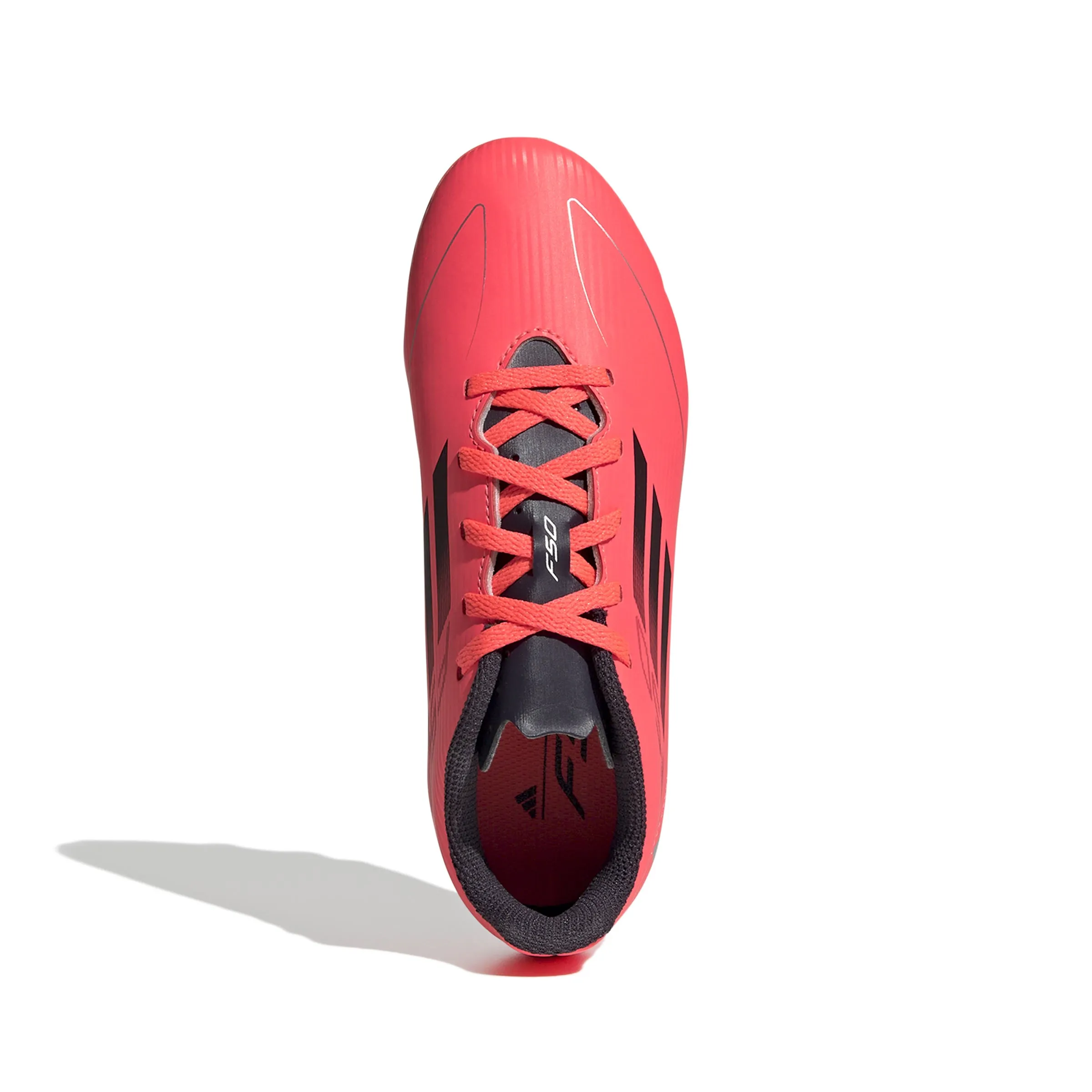 adidas F50 League Junior FG Fußballschuhe für festen Untergrund - Turbo/Aurbla/Platinm