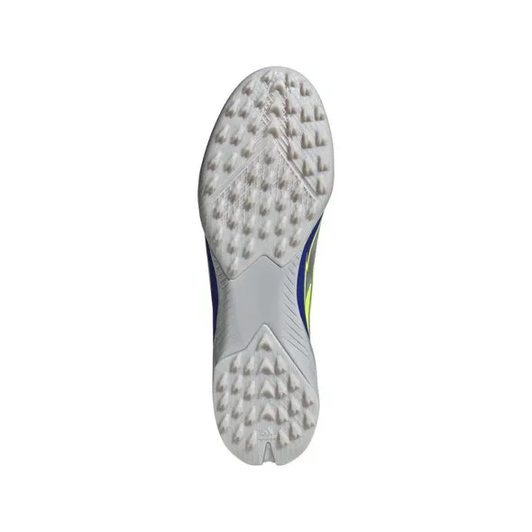 adidas F50 League MESSI TF Junior-Rasenfußballschuhe - Silber / Blau / Neon