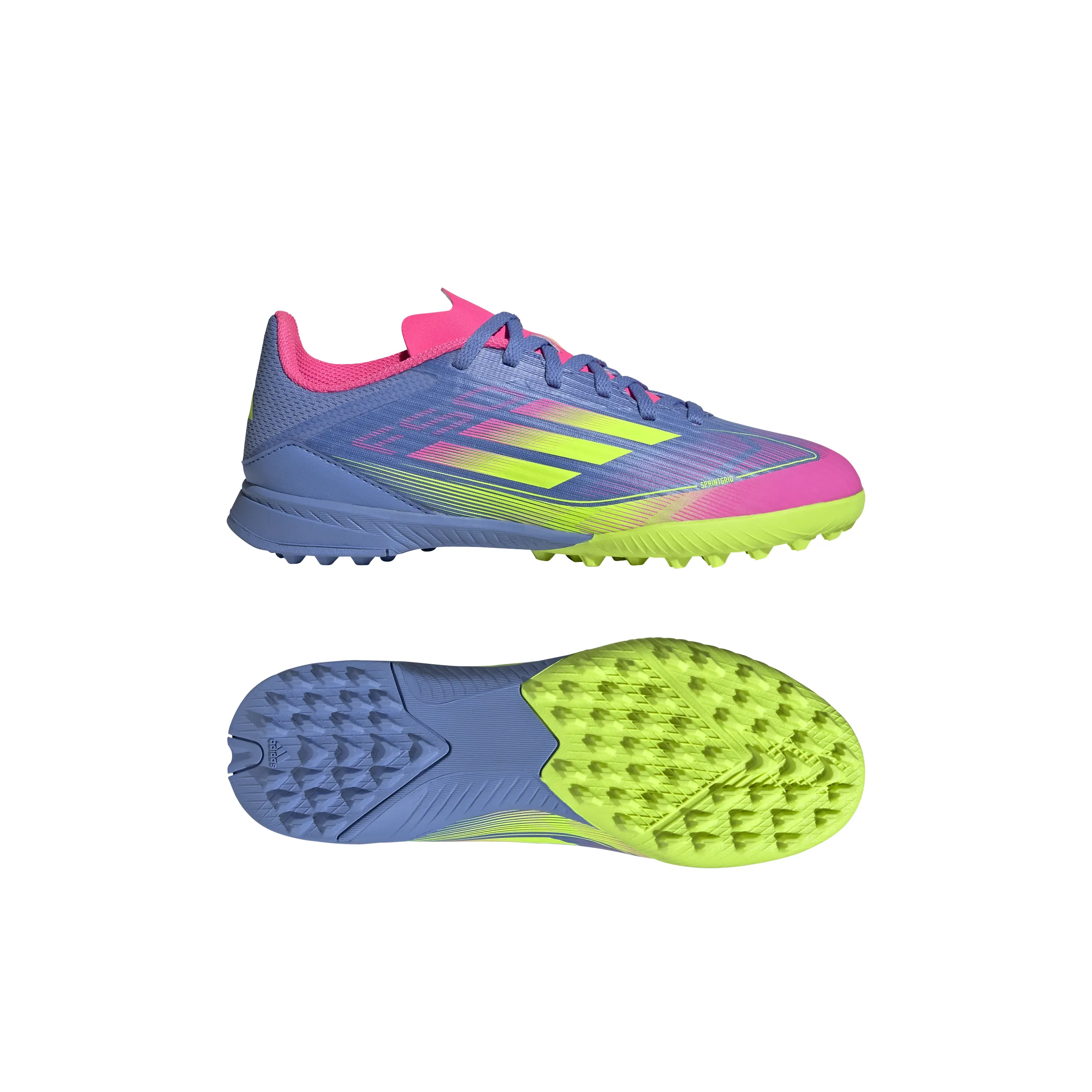 adidas F50 League TF Turf Junior - Blauflieder/ Helles Blau/ Hellrosa