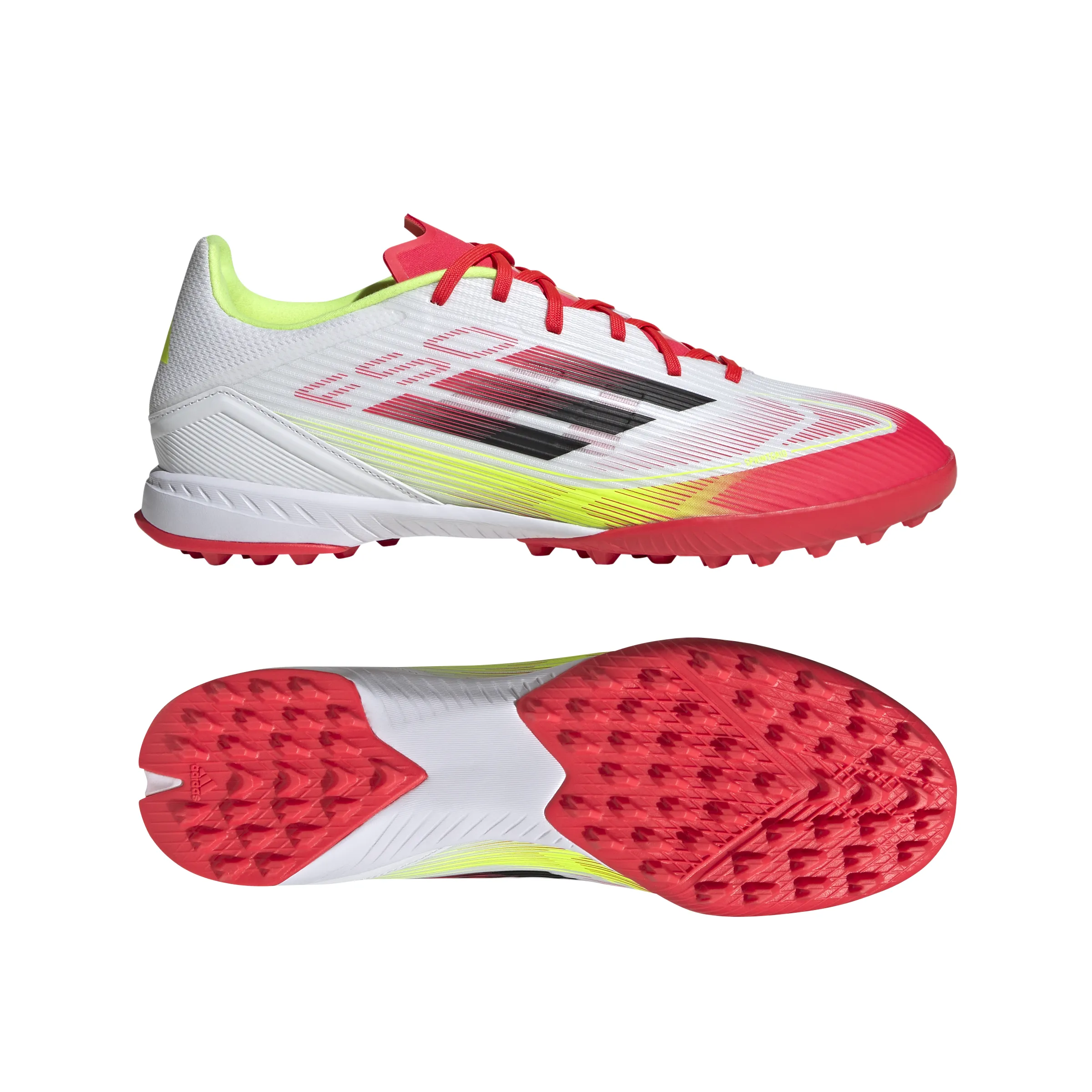 adidas F50 League TF Fußballschuhe für Kunstrasen - ftwr weiß/core schwarz/solar gelb