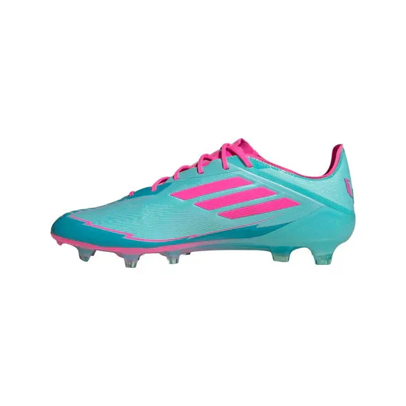 adidas F50 Messi Elite FG Hartplatz - Blitz Aqua/Klarrosa/Klartürkis