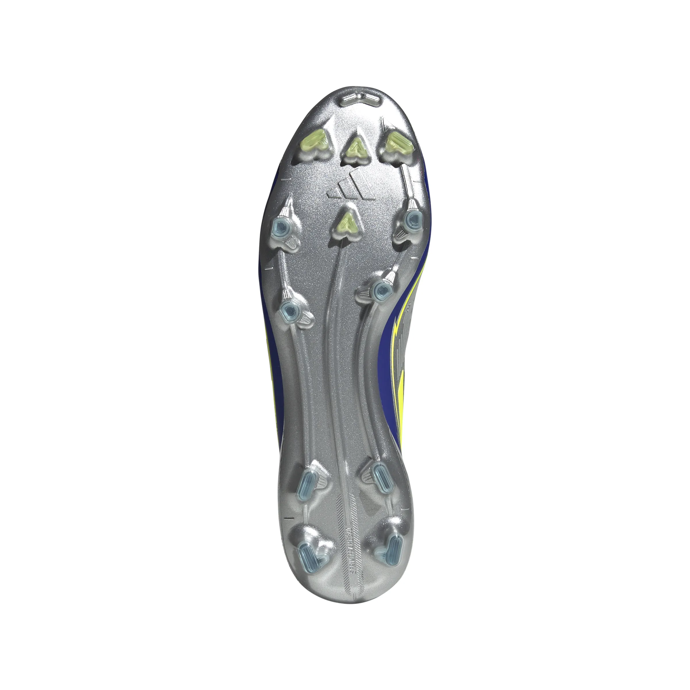 adidas F50 Messi Elite FG Hartplatz - Silber / Blau / Neon
