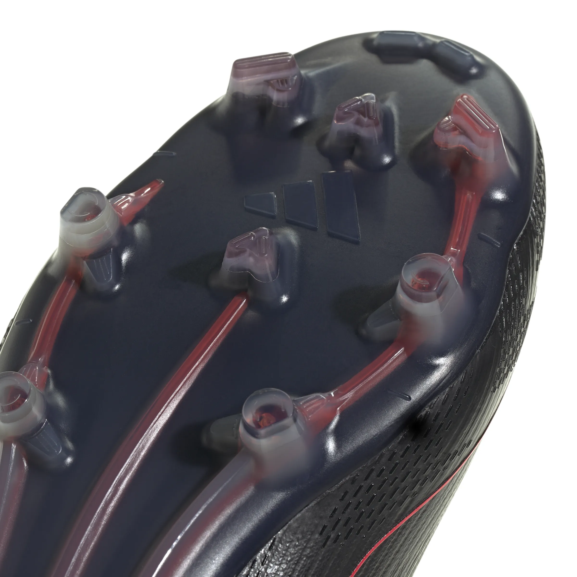 adidas F50 Pro FG Hartplatz - Kernschwarz/Eisenmet./Leuchtendes Rot