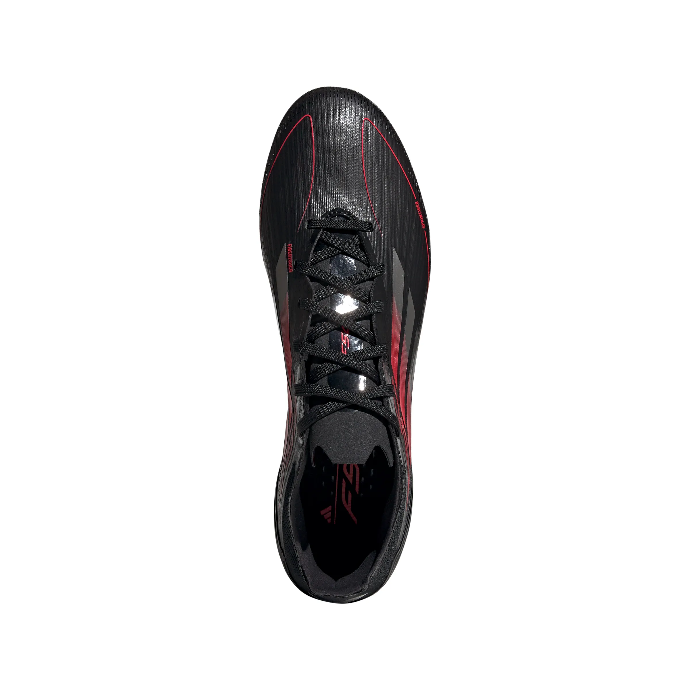adidas F50 Pro FG Hartplatz - Kernschwarz/Eisenmet./Leuchtendes Rot