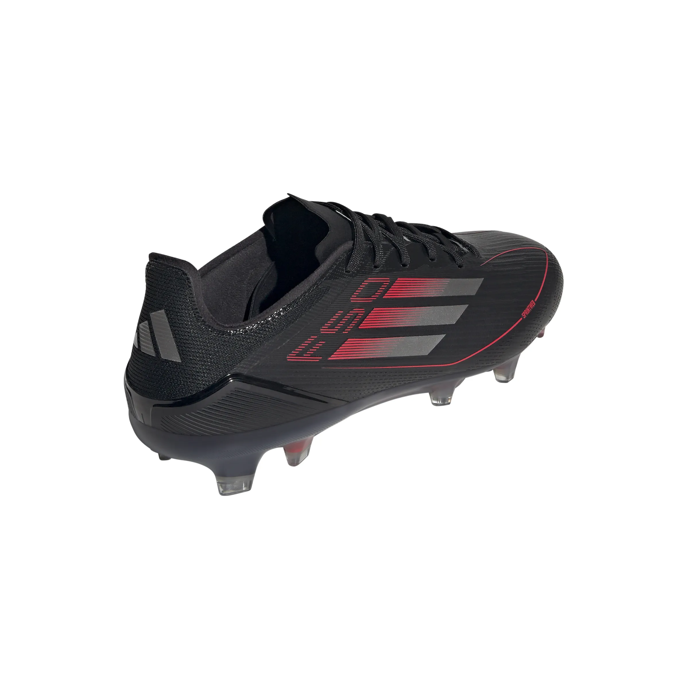 adidas F50 Pro FG Hartplatz - Kernschwarz/Eisenmet./Leuchtendes Rot