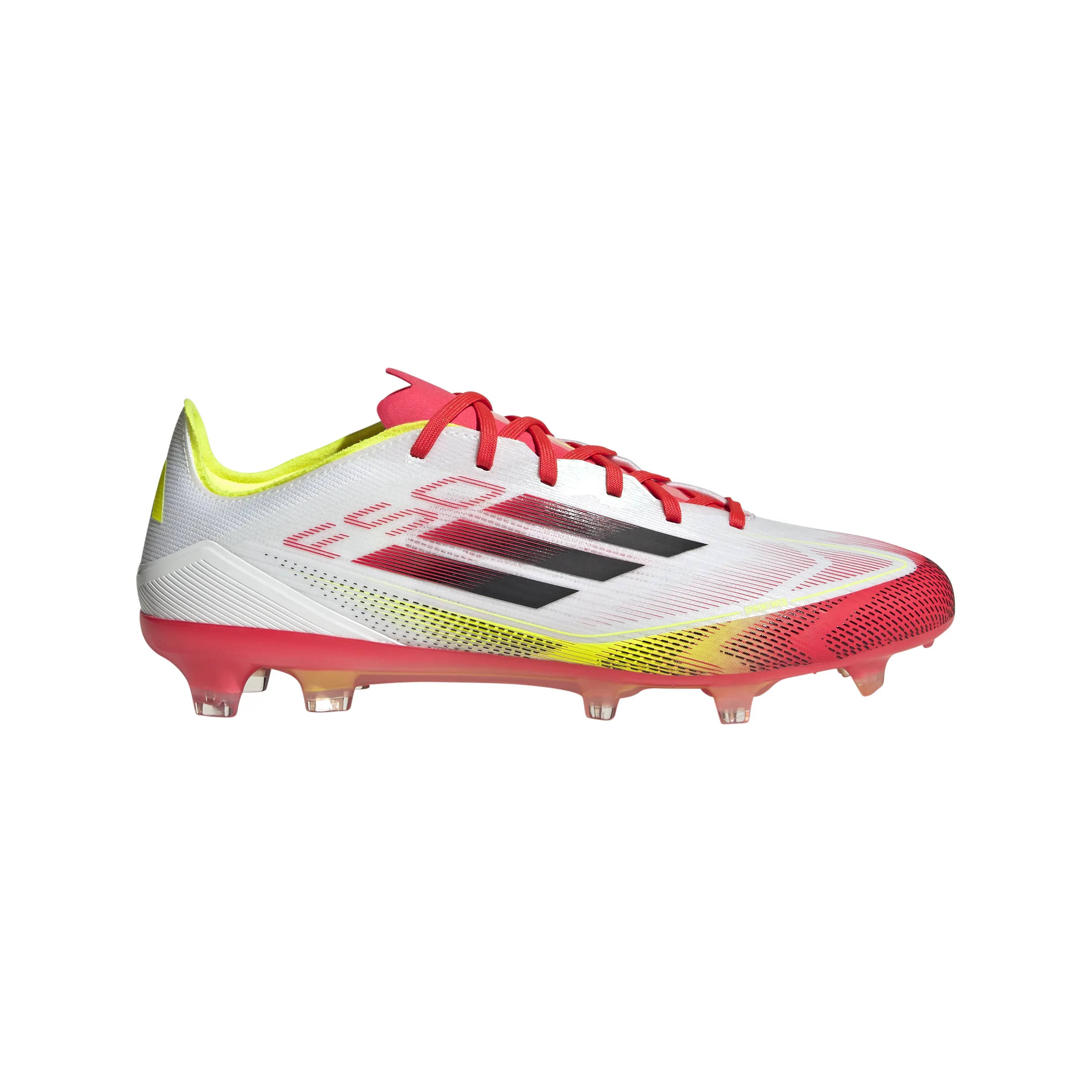 adidas F50 Pro FG Fester Boden - ftwr weiß/Kernschwarz/Sonnengelb