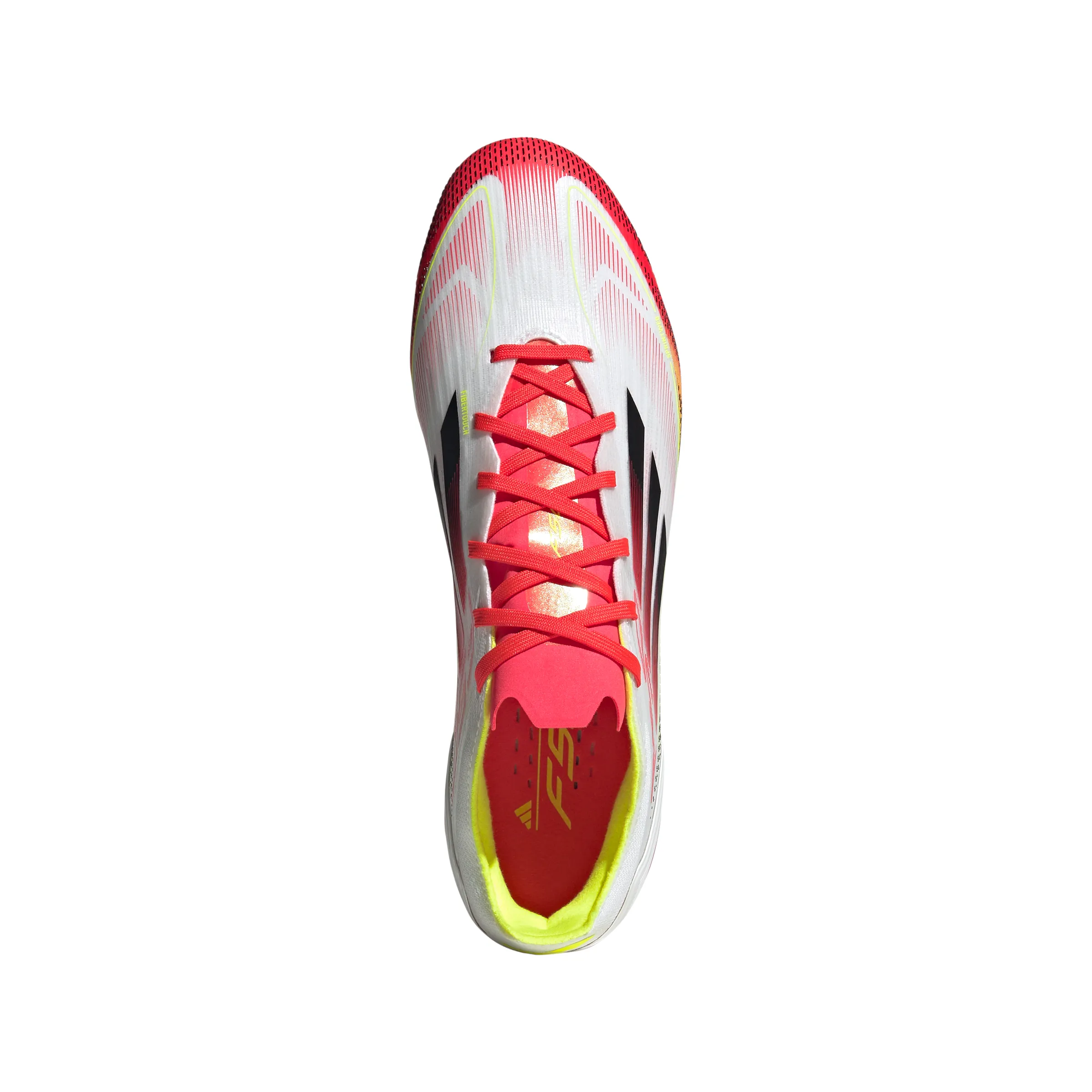 adidas F50 Pro FG Fester Boden - ftwr weiß/Kernschwarz/Sonnengelb