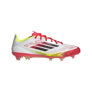 adidas F50 Pro FG Fester Boden - ftwr weiß/Kernschwarz/Sonnengelb