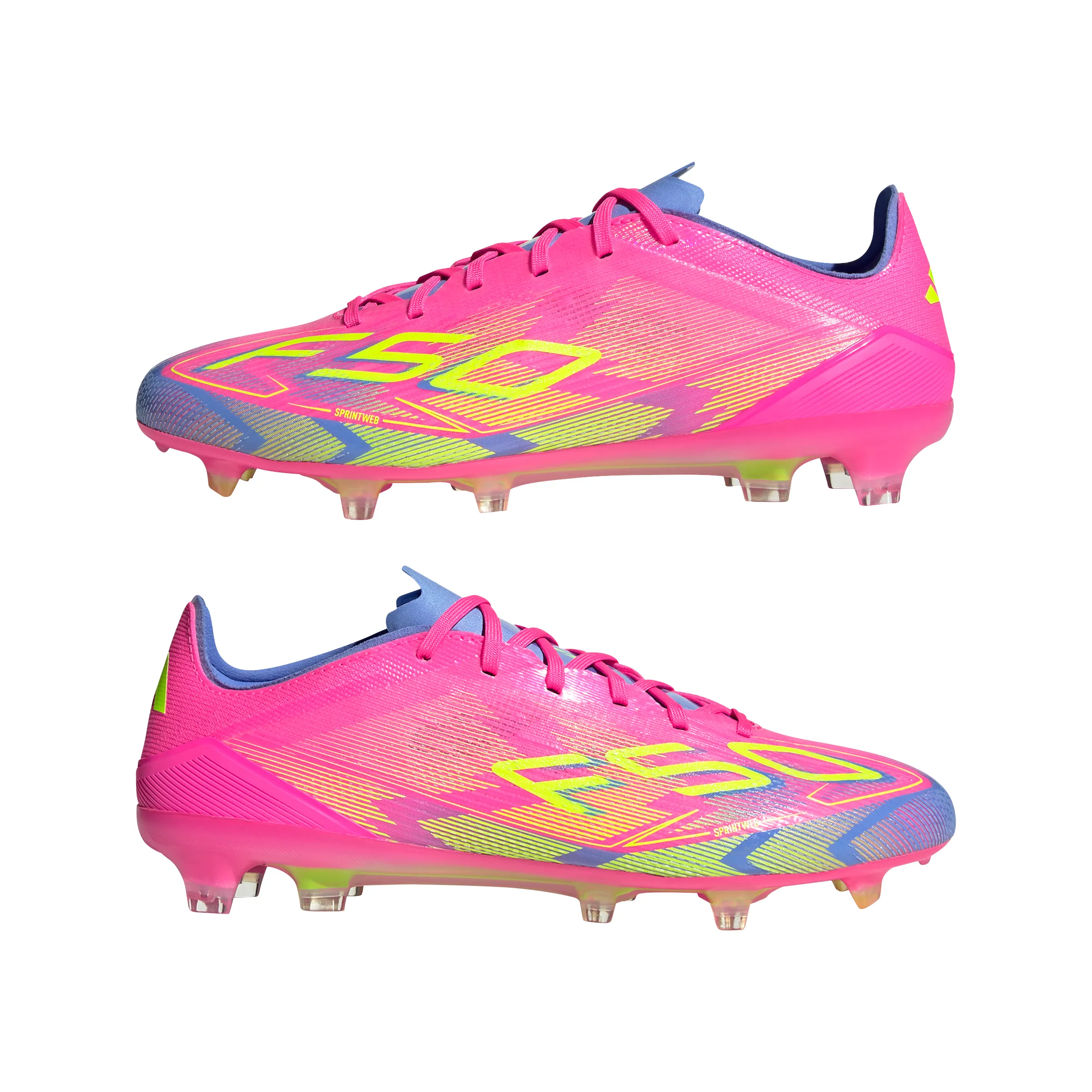 adidas F50 Pro FG Fester Boden - LucPink/ Blufus/ Luclem