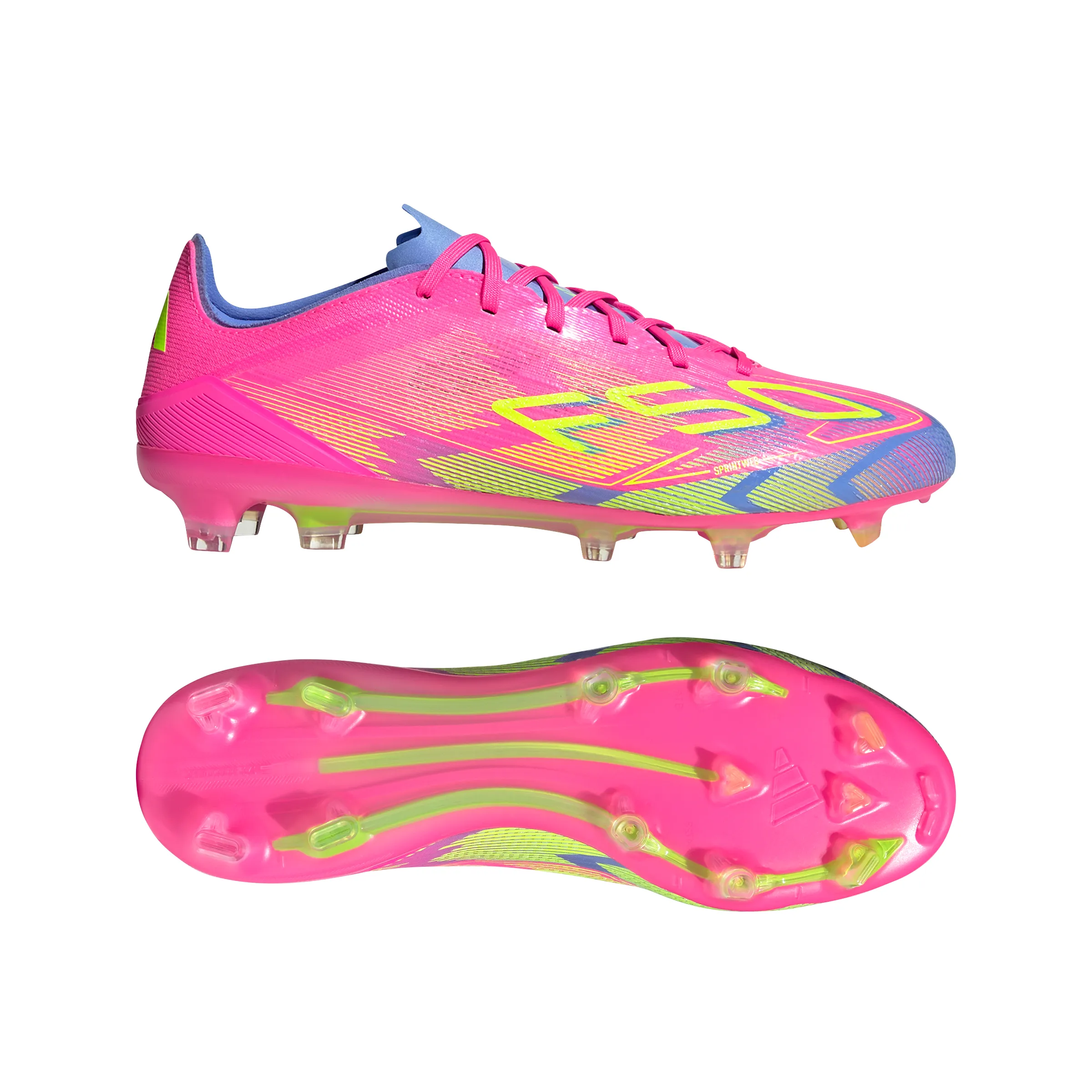 adidas F50 Pro FG Fester Boden - LucPink/ Blufus/ Luclem