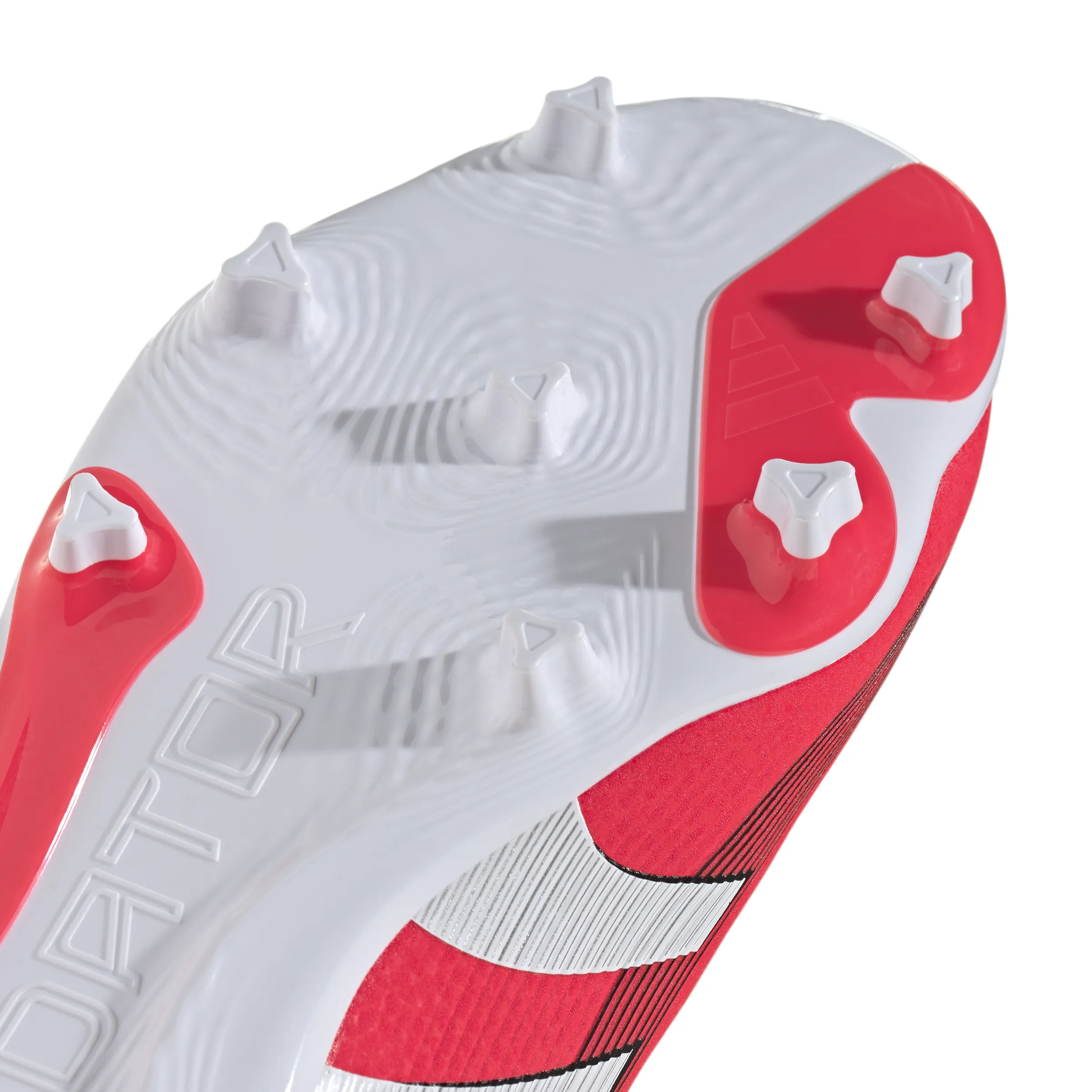 adidas Junior Predator League FG/MG Fußballschuhe für festen Untergrund - klarer Rot/ftwr Weiß/Kernschwarz