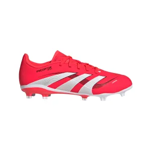 adidas Junior Predator League FG/MG Fußballschuhe für festen Untergrund - klarer Rot/ftwr Weiß/Kernschwarz