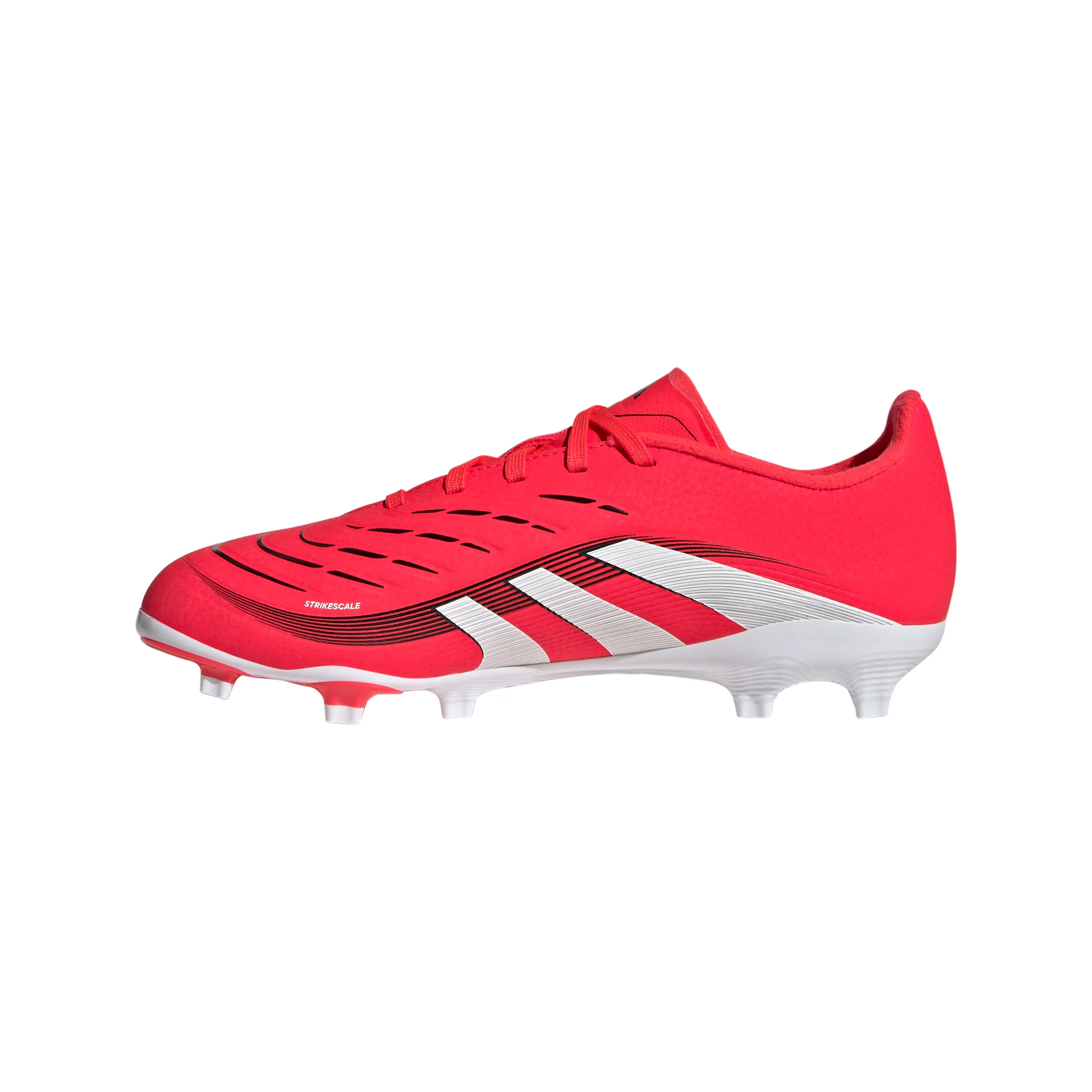 adidas Junior Predator League FG/MG Fußballschuhe für festen Untergrund - klarer Rot/ftwr Weiß/Kernschwarz