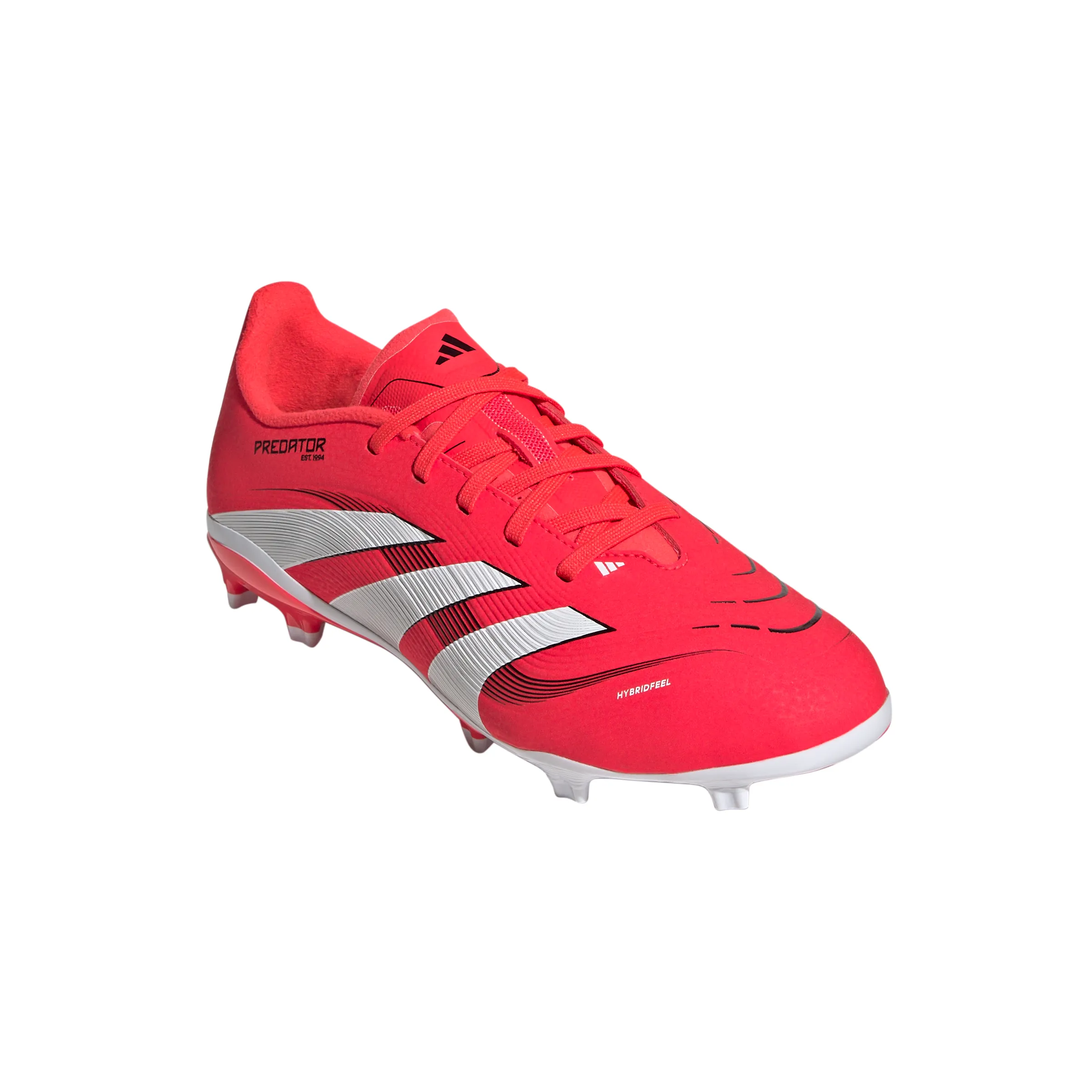 adidas Junior Predator League FG/MG Fußballschuhe für festen Untergrund - klarer Rot/ftwr Weiß/Kernschwarz