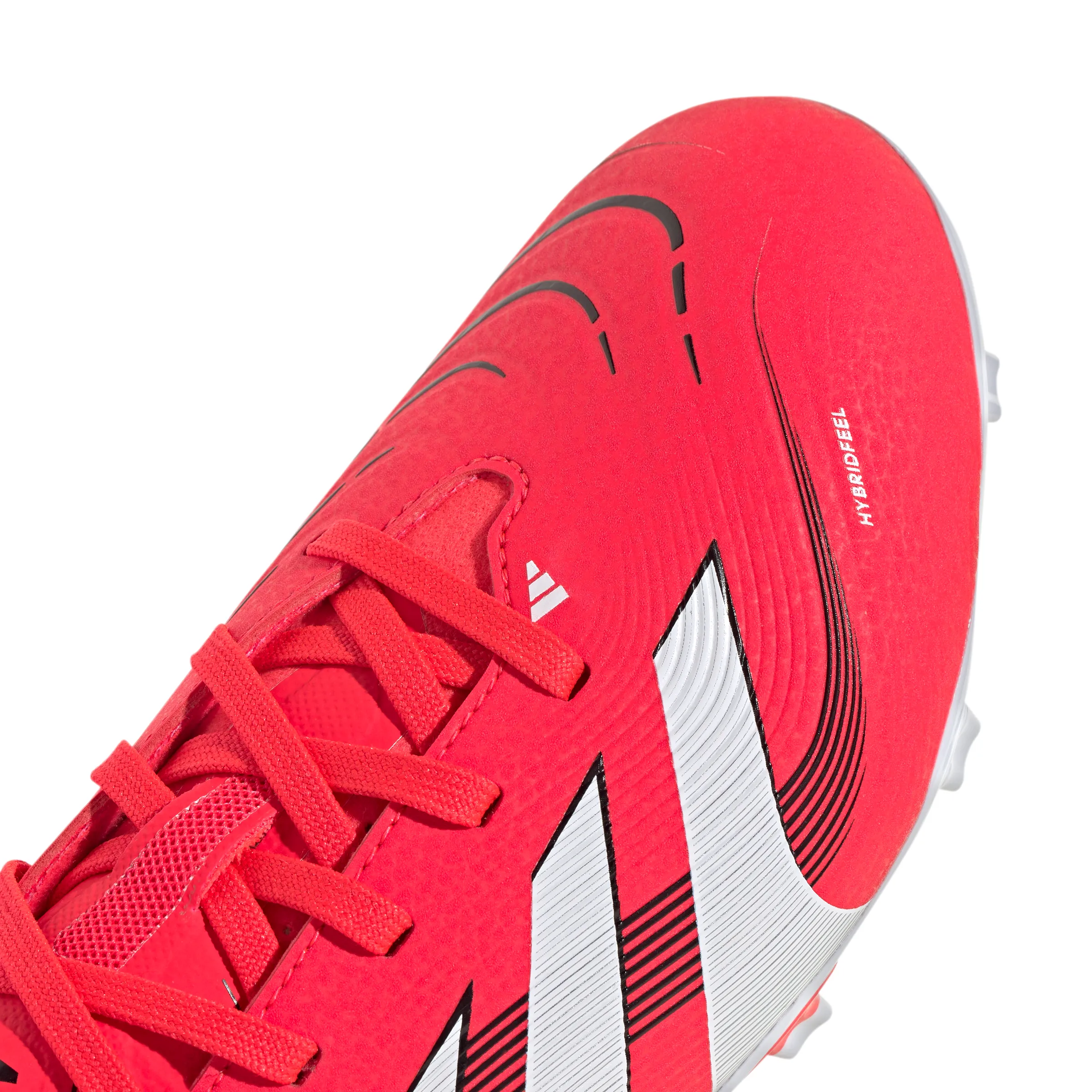 adidas Junior Predator League FG/MG Fußballschuhe für festen Untergrund - klarer Rot/ftwr Weiß/Kernschwarz