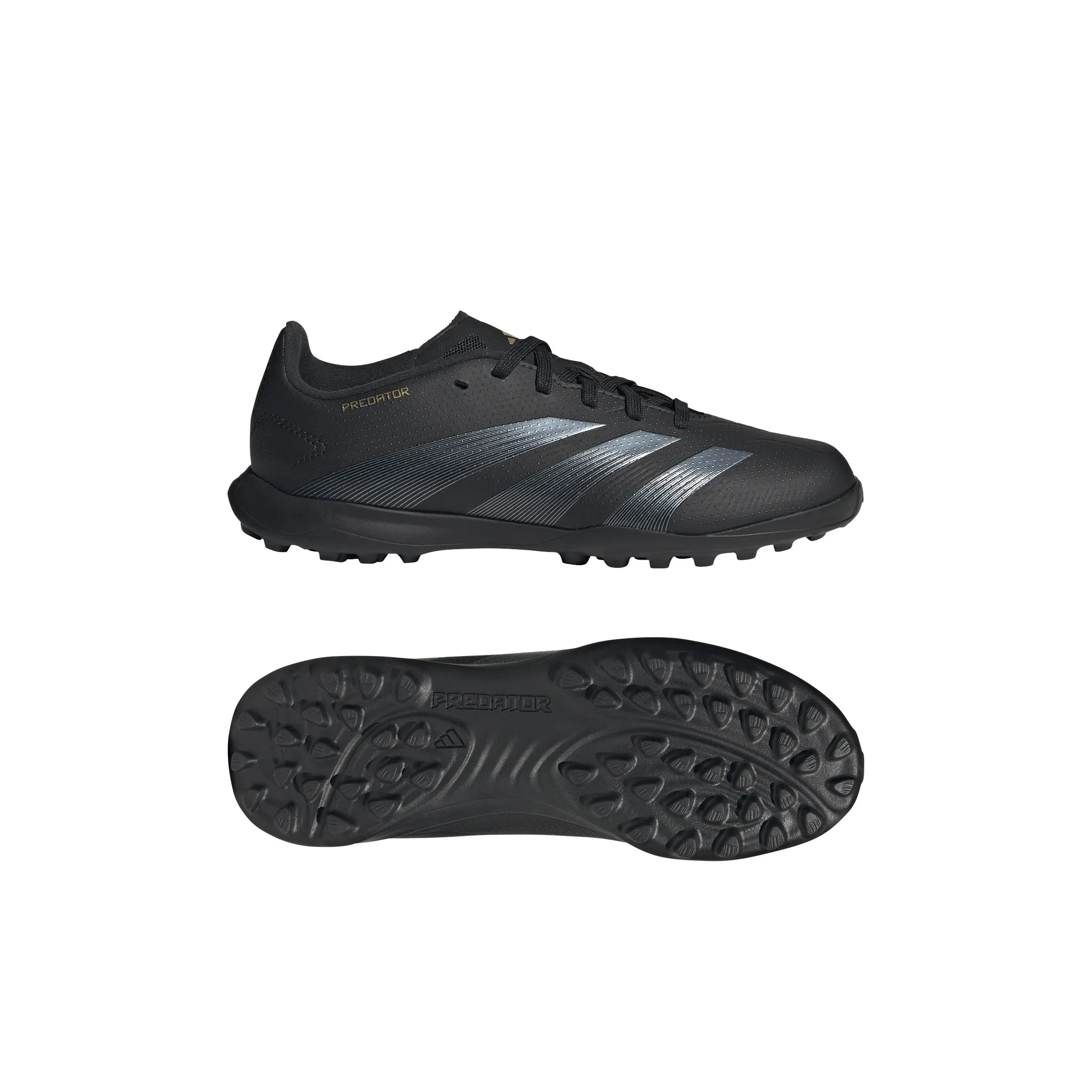 adidas Junior Predator League TF Kunstrasen - Schwarz/Kohle/Gold
