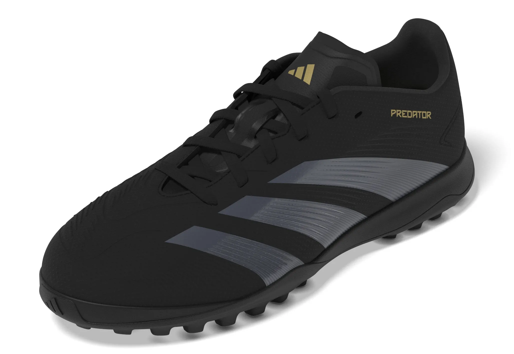 adidas Junior Predator League TF Kunstrasen - Schwarz/Kohle/Gold