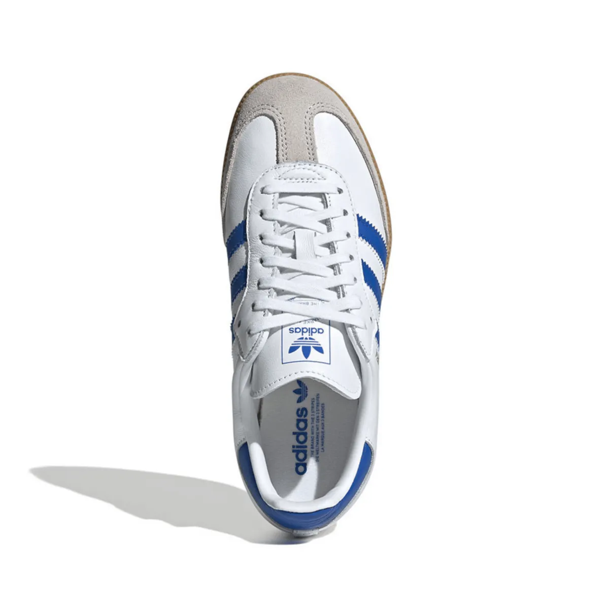 Adidas Kinderschuhe (Grundschule) Samba OG Wolkenweiß/Blau/Gummi