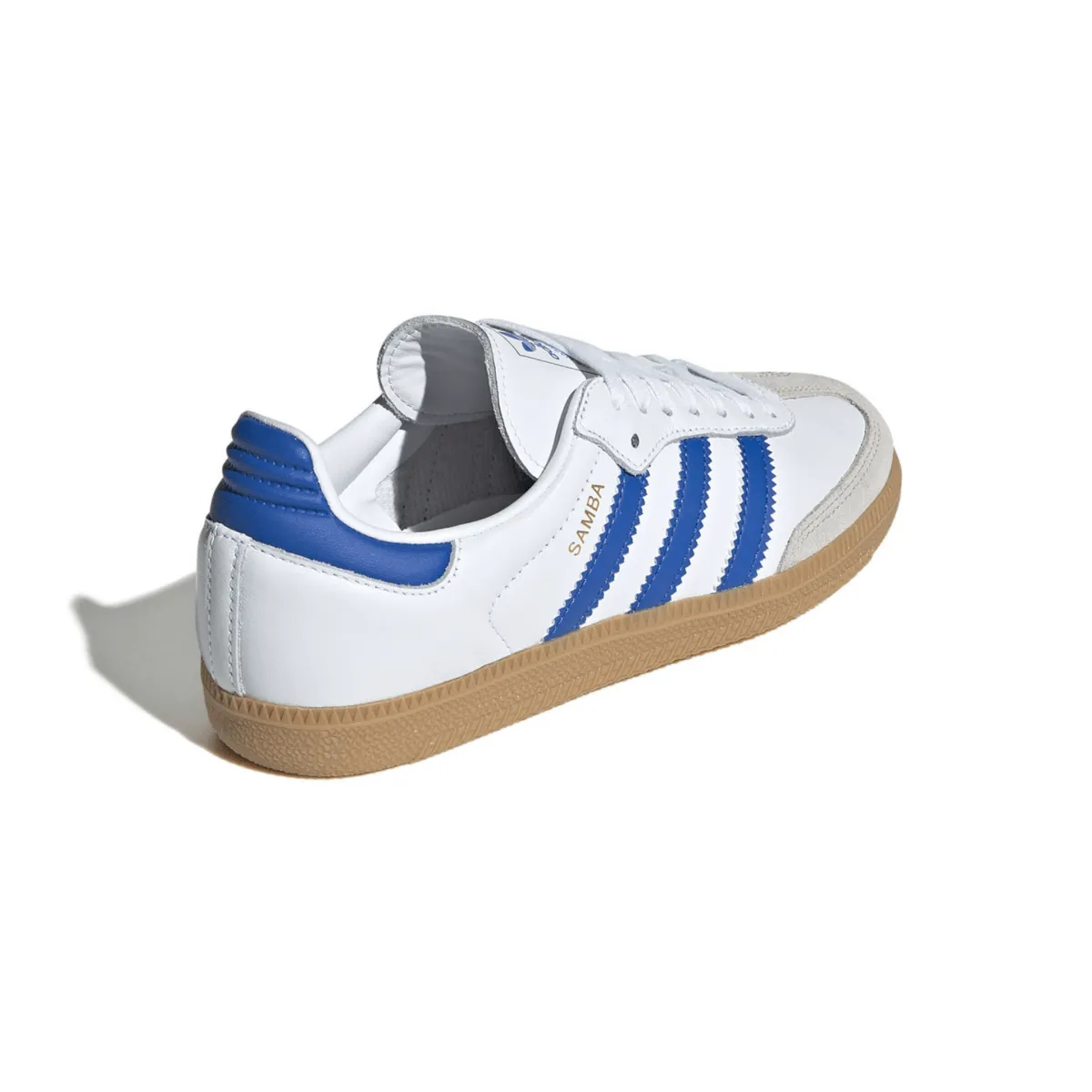 Adidas Kinderschuhe (Grundschule) Samba OG Wolkenweiß/Blau/Gummi