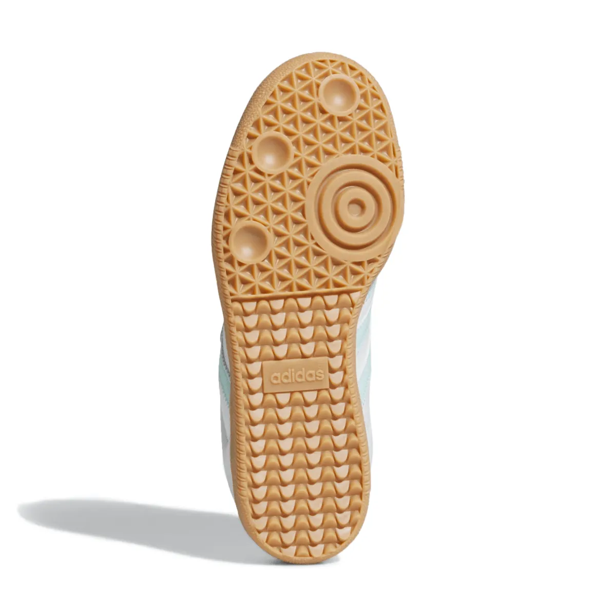 Adidas Kinderschuhe (Grundschule) Samba OG Wolkenweiß/Halb Blitz Aqua/Gummi Adidas Schuhe