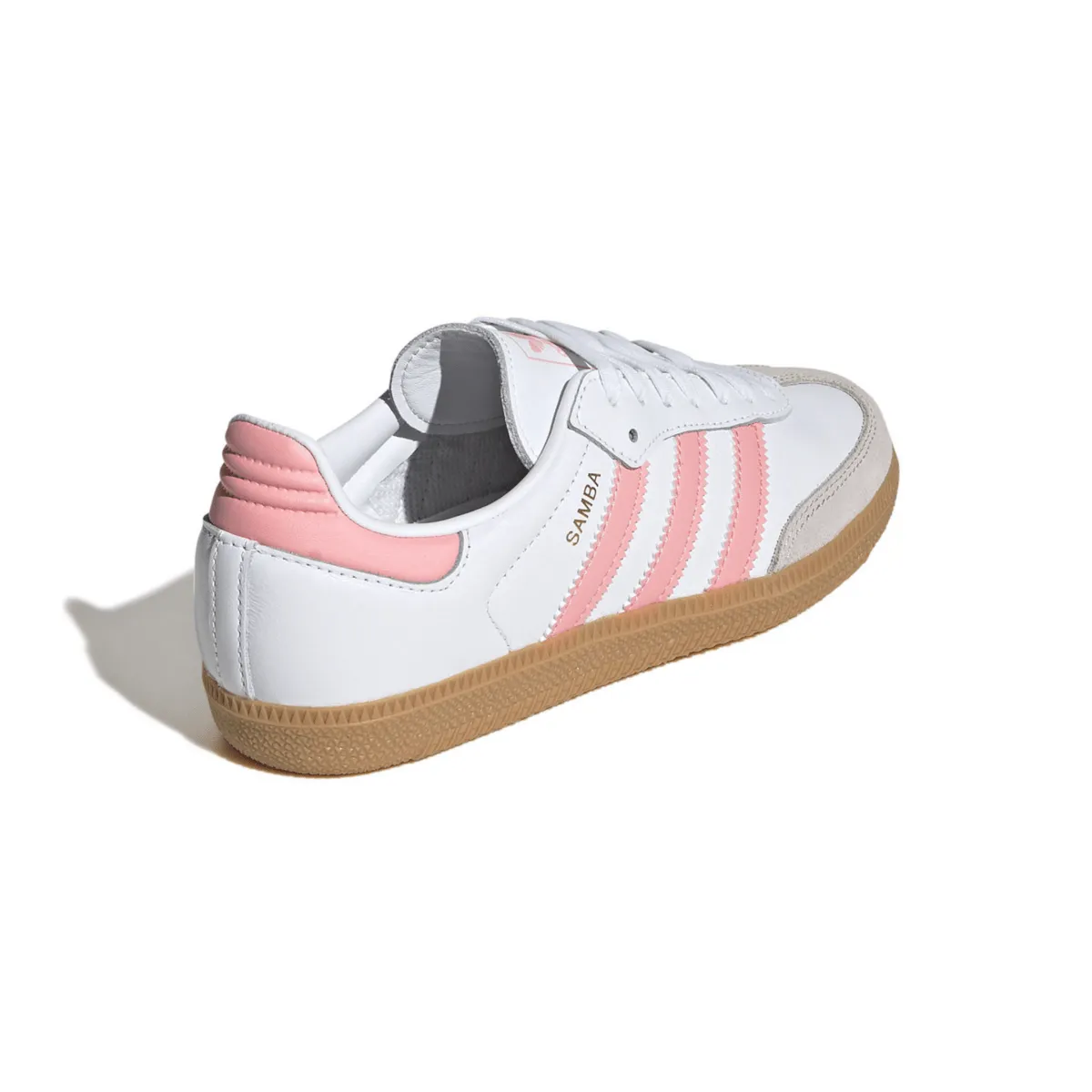 Adidas Kinderschuhe (Grundschule) Samba OG Wolkenweiß/Halbrosa Glitzer/Gummi Adidas Schuhe