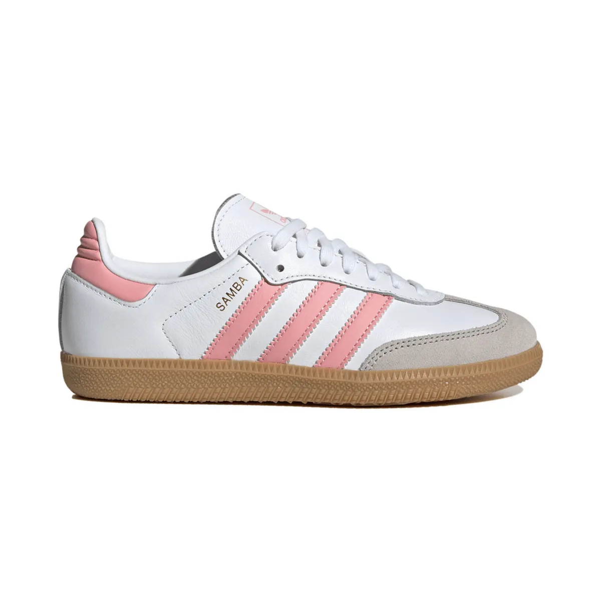 Adidas Kinderschuhe (Grundschule) Samba OG Wolkenweiß/Halbrosa Glitzer/Gummi Adidas Schuhe