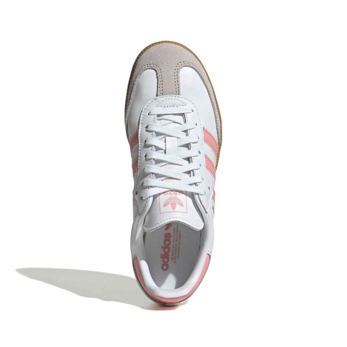 Adidas Kinderschuhe (Grundschule) Samba OG Wolkenweiß/Halbrosa Glitzer/Gummi Adidas Schuhe