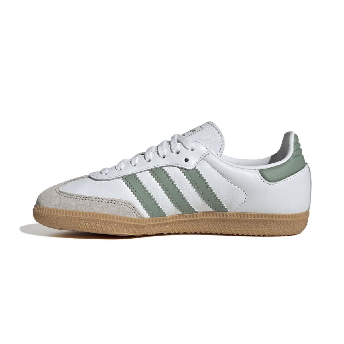Adidas Kinderschuhe (Schulalter) Samba OG Wolkenweiß/Silbergrün/Gummi