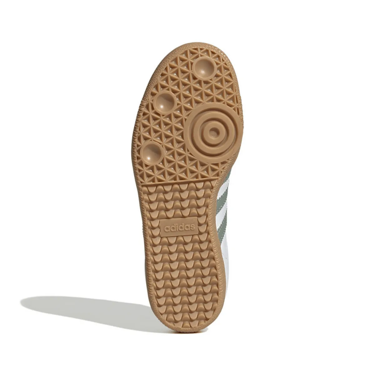 Adidas Kinderschuhe (Schulalter) Samba OG Wolkenweiß/Silbergrün/Gummi